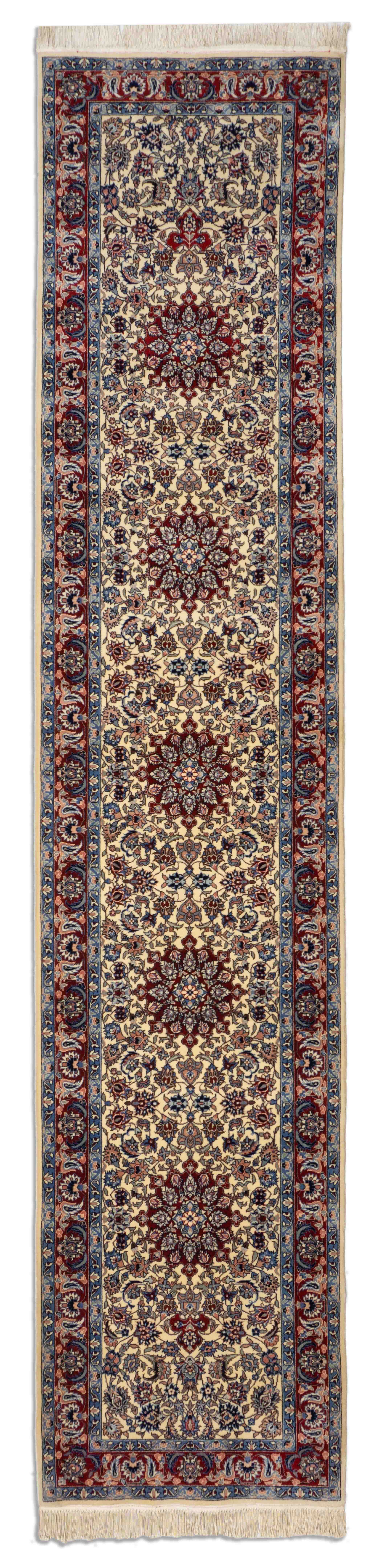 Eine Fotoaufnahme eines Täbriz Teppichs.