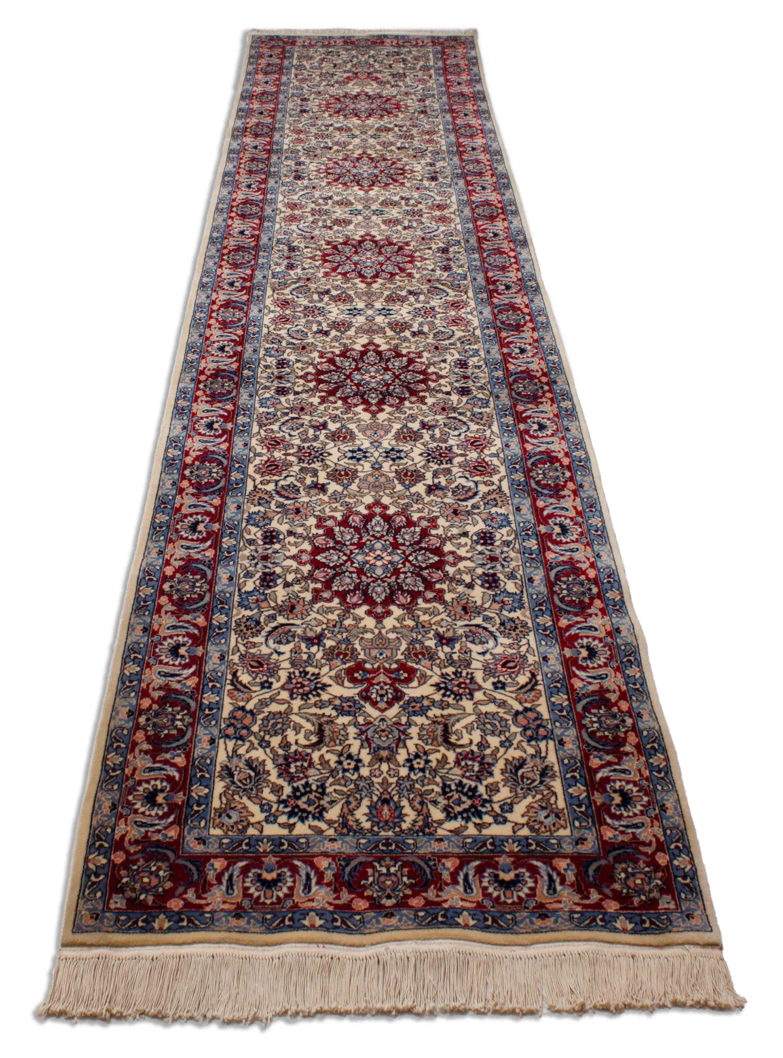 Eine Fotoaufnahme eines Täbriz Teppichs.