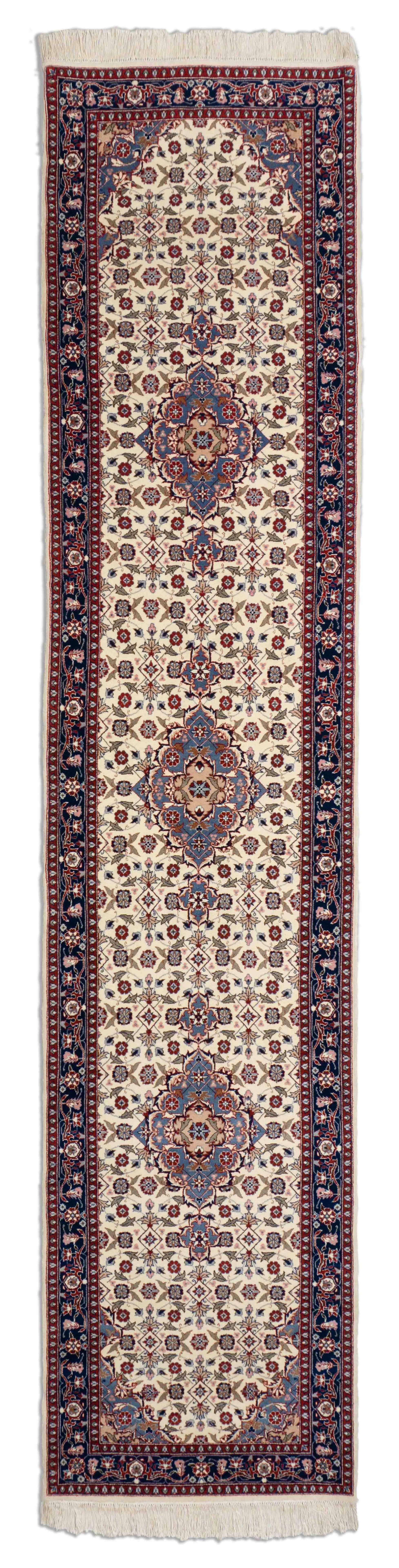 Eine Fotoaufnahme eines Täbriz Teppichs.