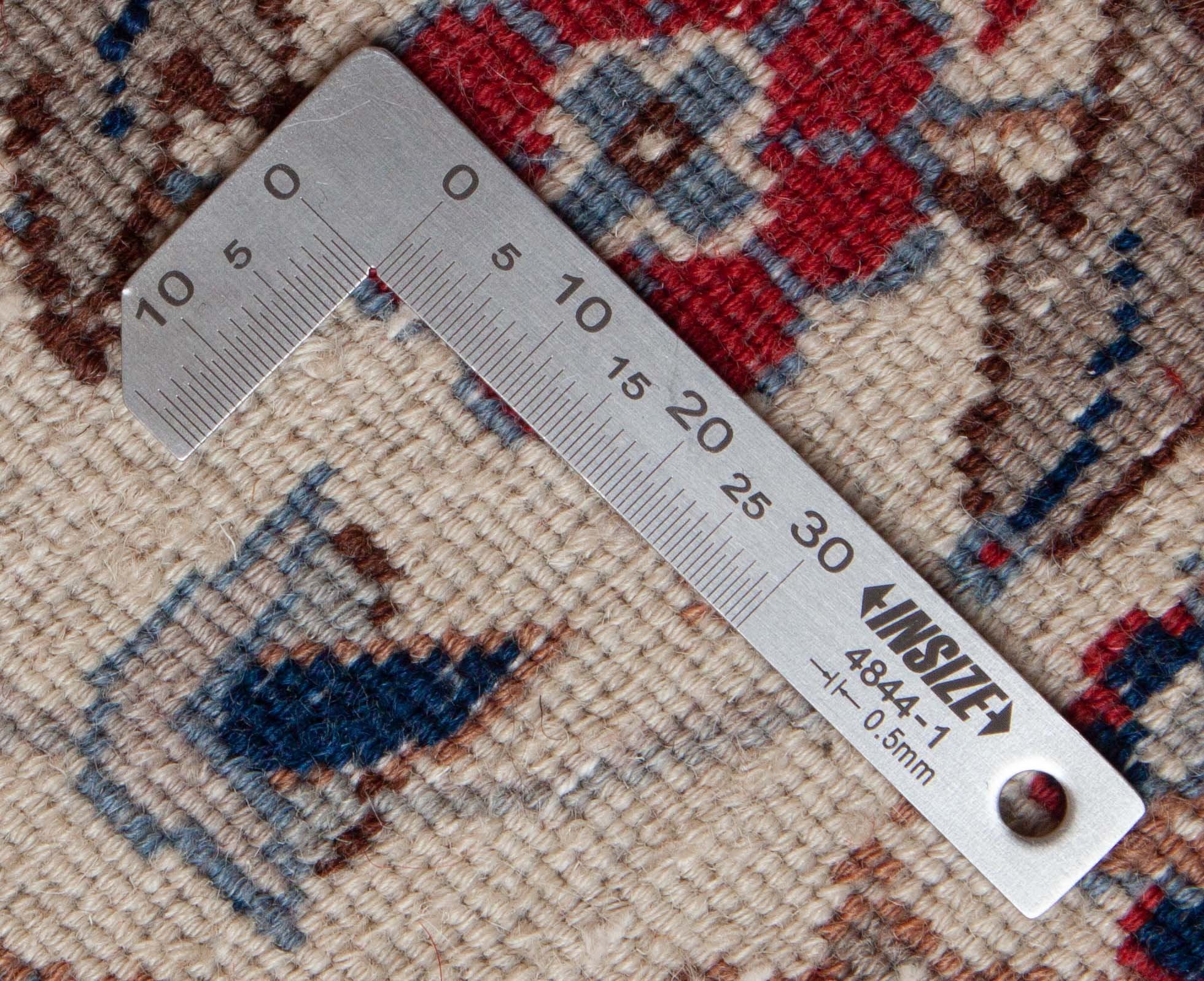 Eine Fotoaufnahme eines Täbriz Teppichs.