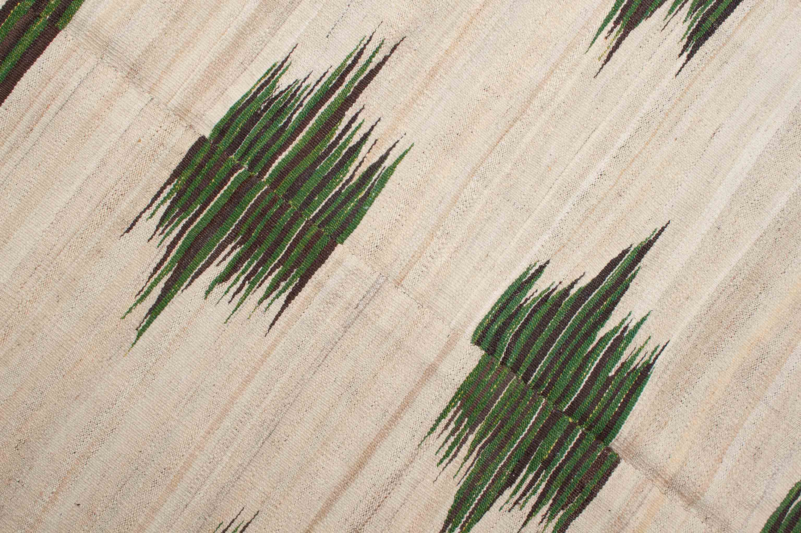 Eine Fotoaufnahme eines Kelim Teppichs.