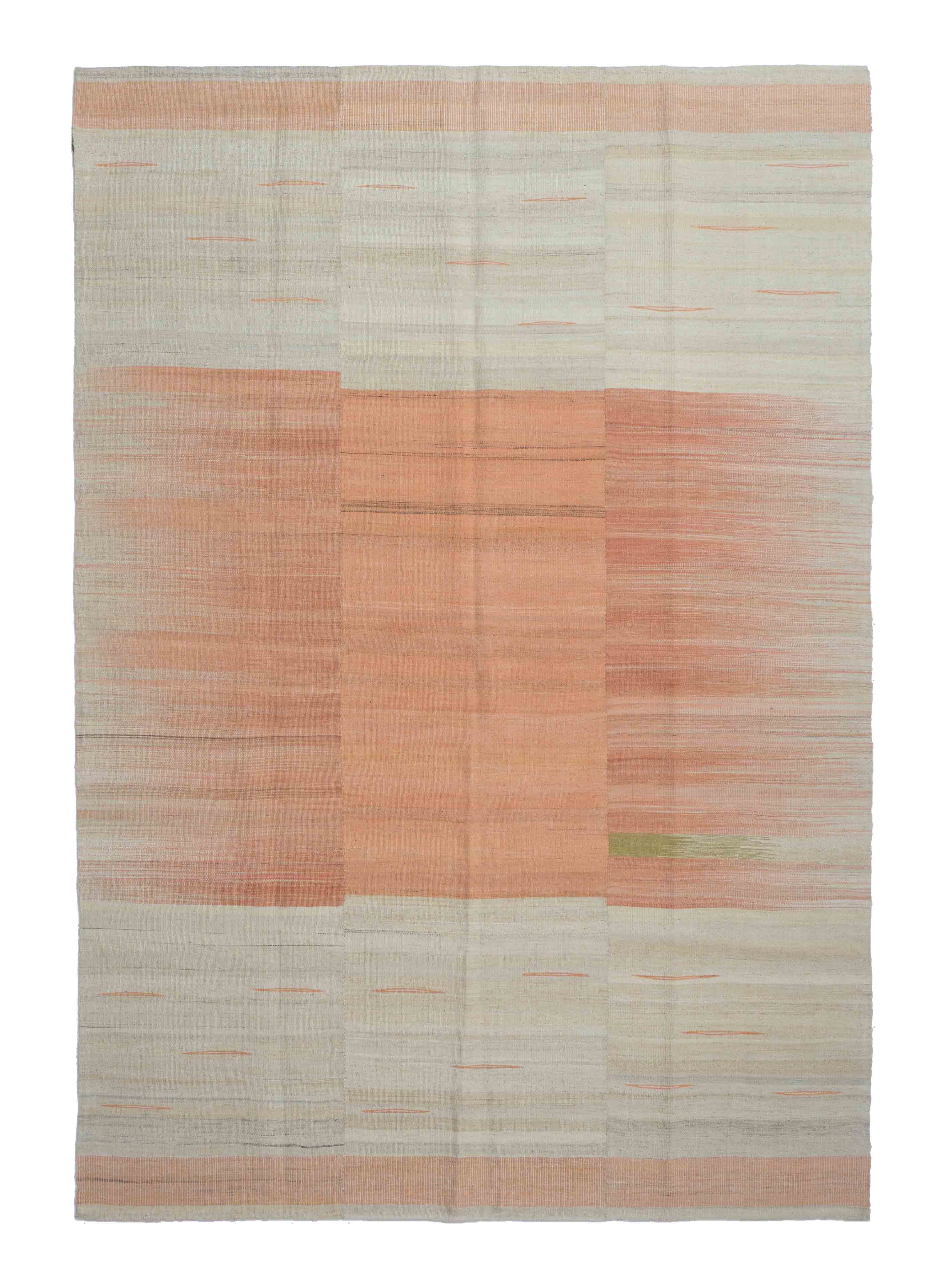 Eine Fotoaufnahme eines Kelim Teppichs.