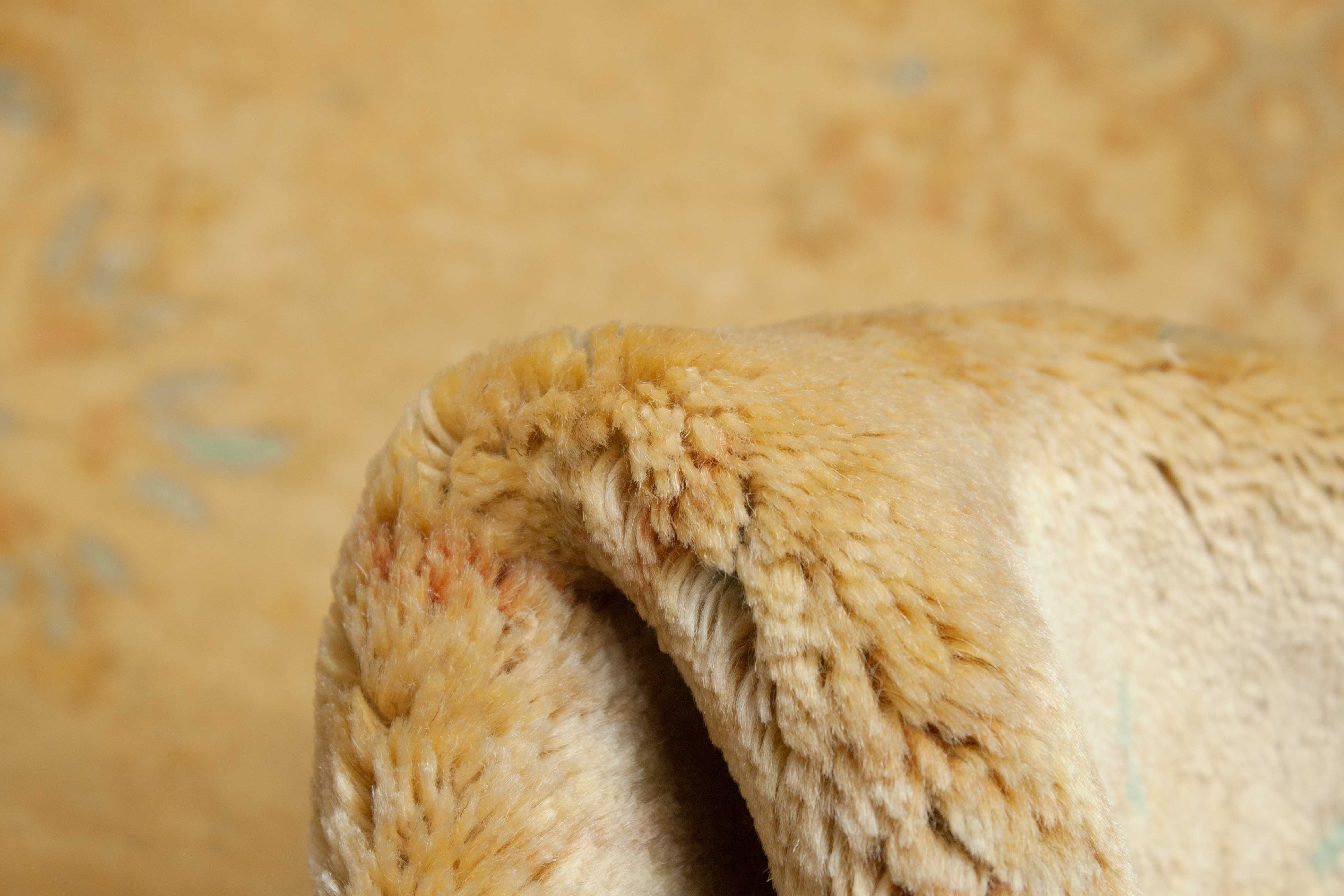 Eine Fotoaufnahme eines Yazd Teppichs.