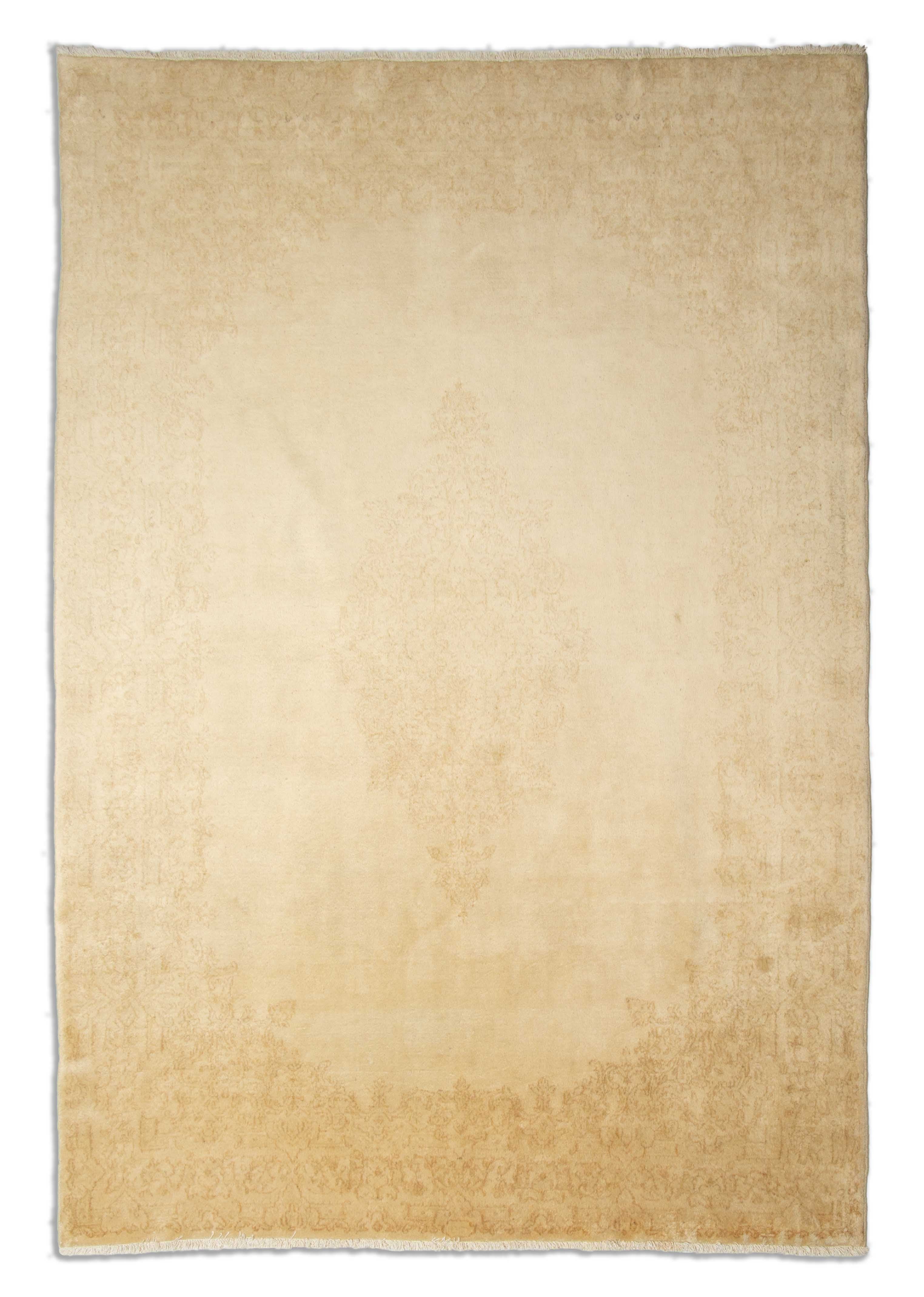 Eine Fotoaufnahme eines Yazd Teppichs.