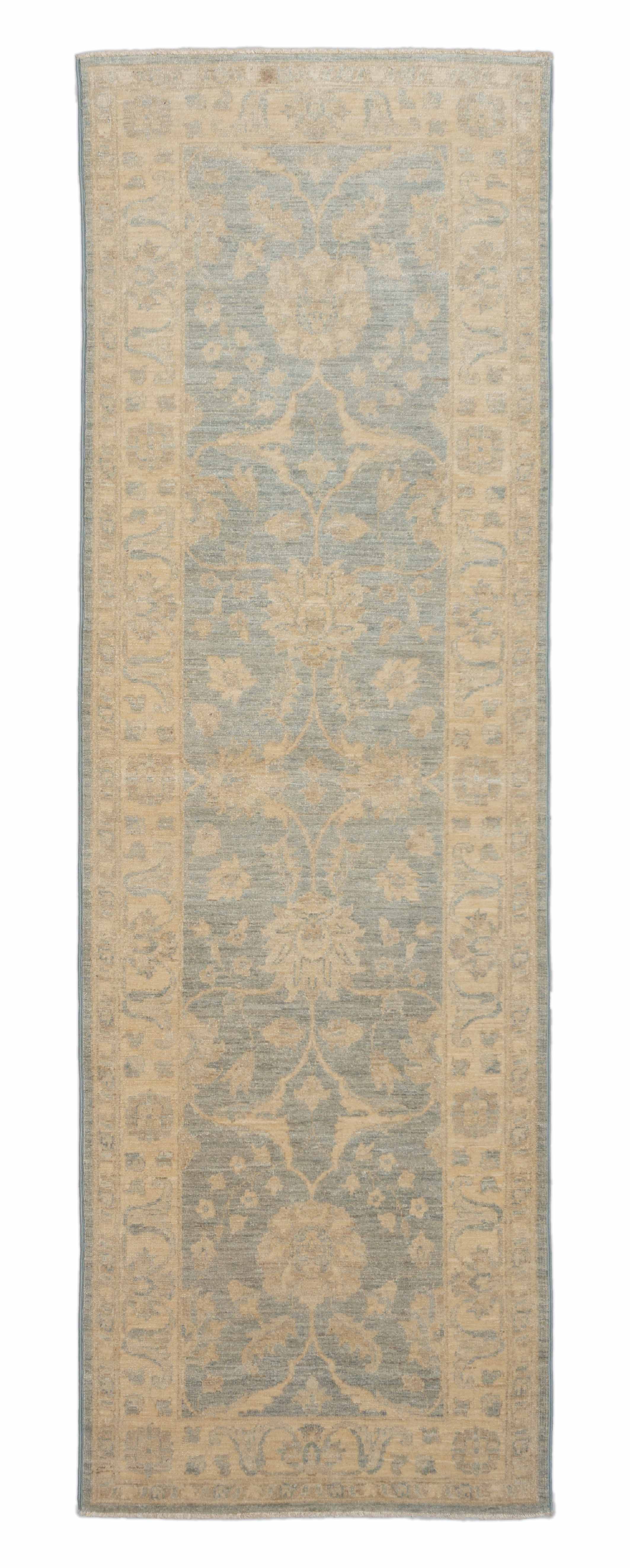 Eine Fotoaufnahme eines Farahan Teppichs.