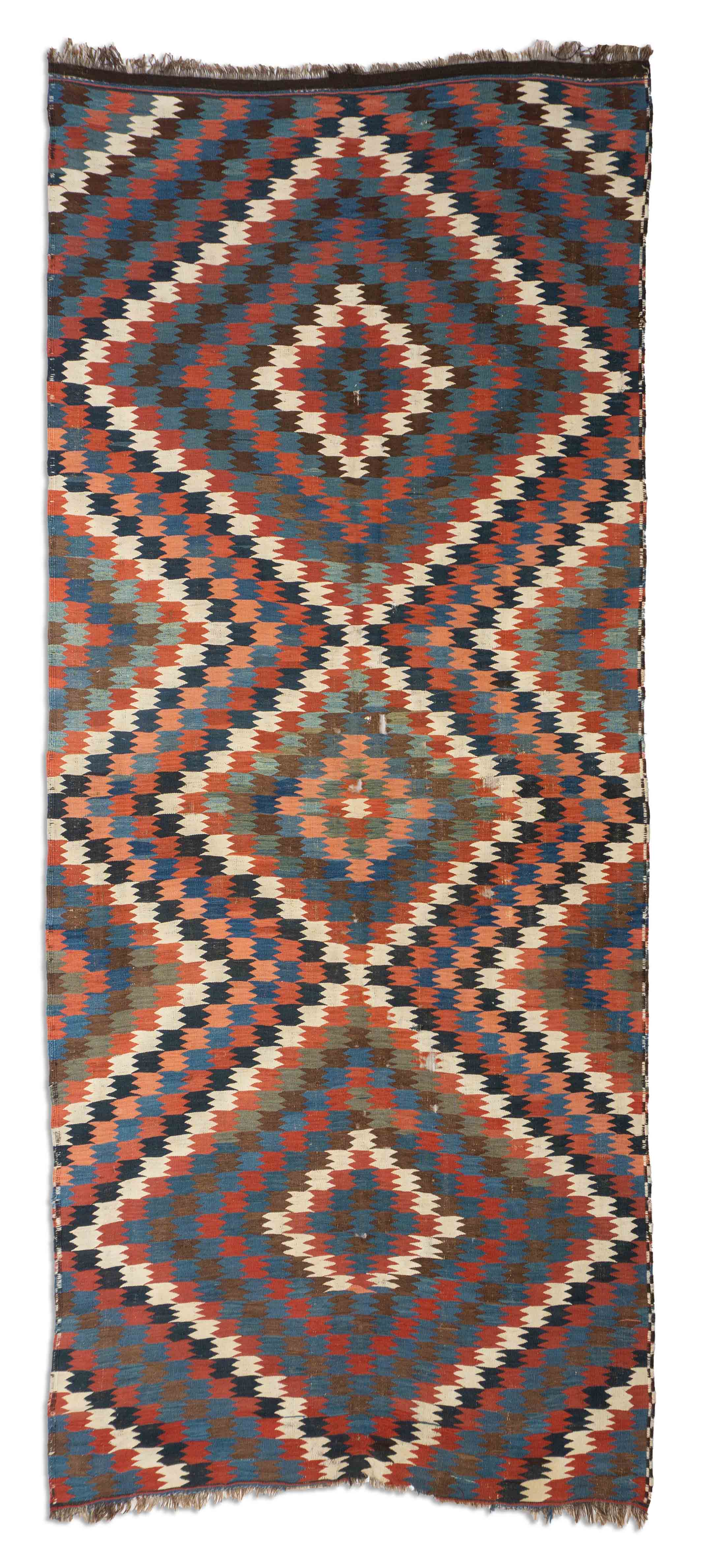 Alter Gharabagh Kelim | 412 cm x 170 cm | Nr. 8549