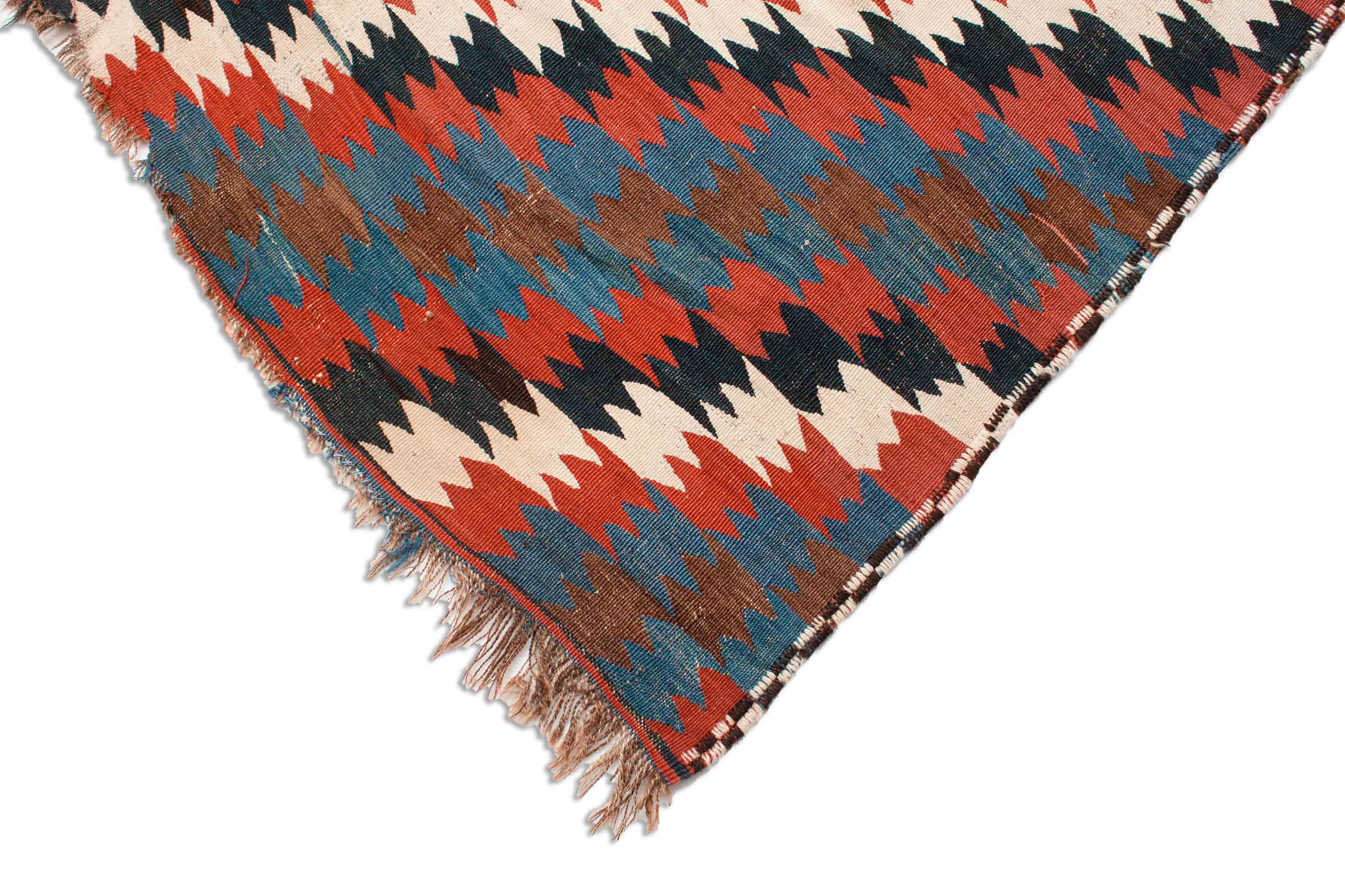 Alter Gharabagh Kelim | 412 cm x 170 cm | Nr. 8549