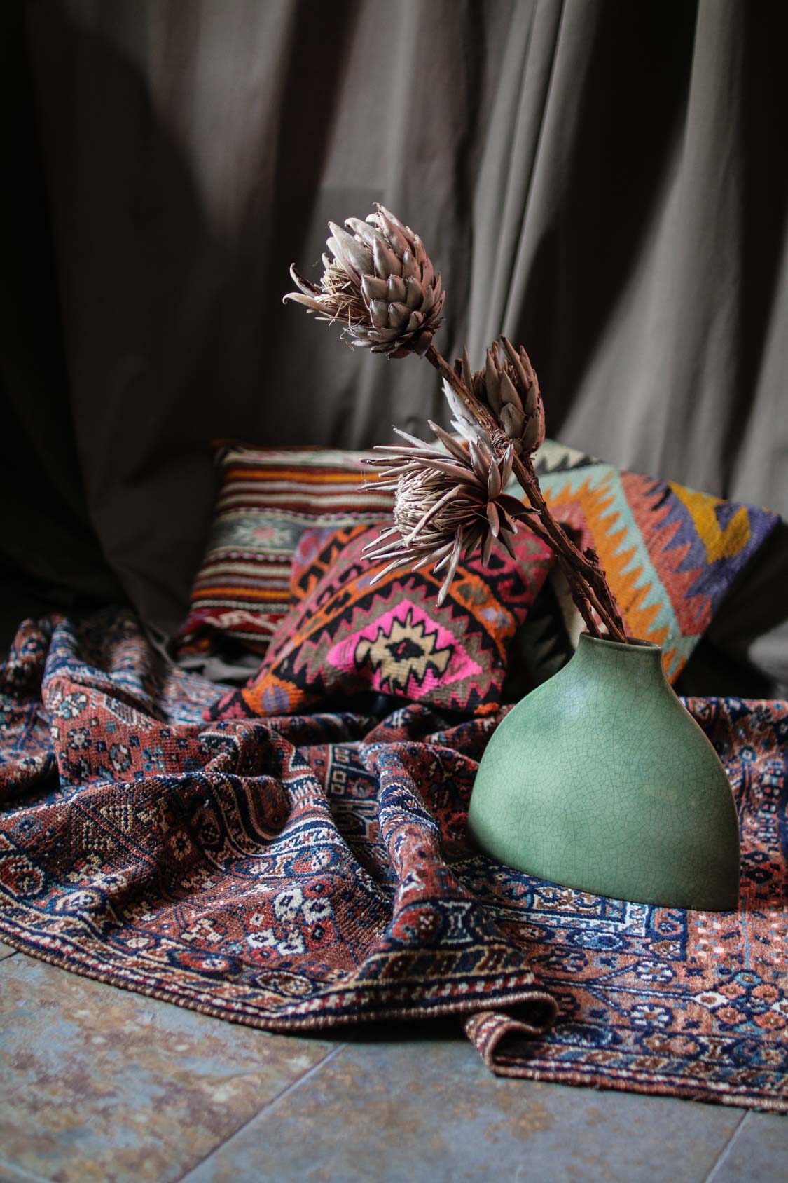 Kelim Kissen | 40 cm x 40 cm | Nr. K3068