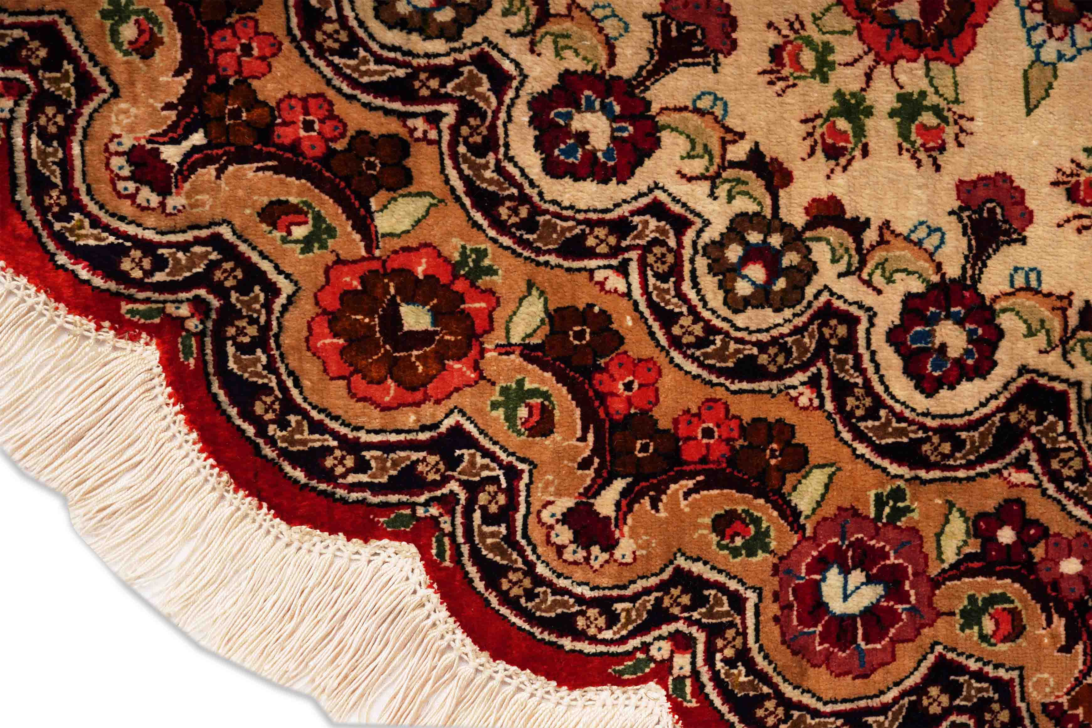 Ghom aus reiner Seide | 100 cm x 100 cm | Nr. Z-1257