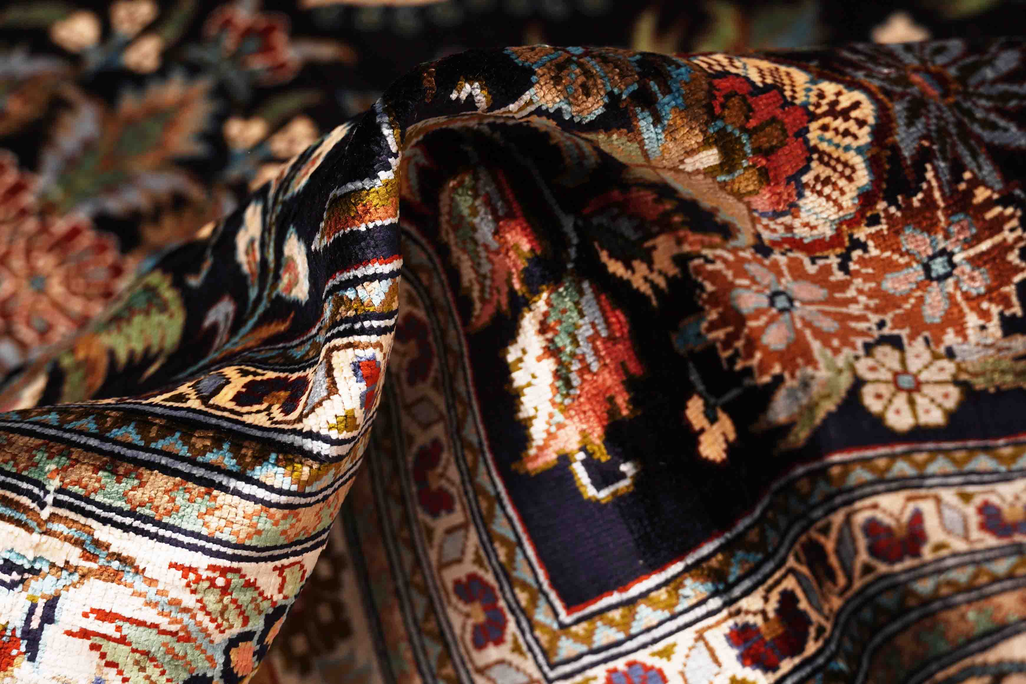 Chinesischer Hereke aus reiner Seide | 183 cm x 123 cm | Nr. Z-1319