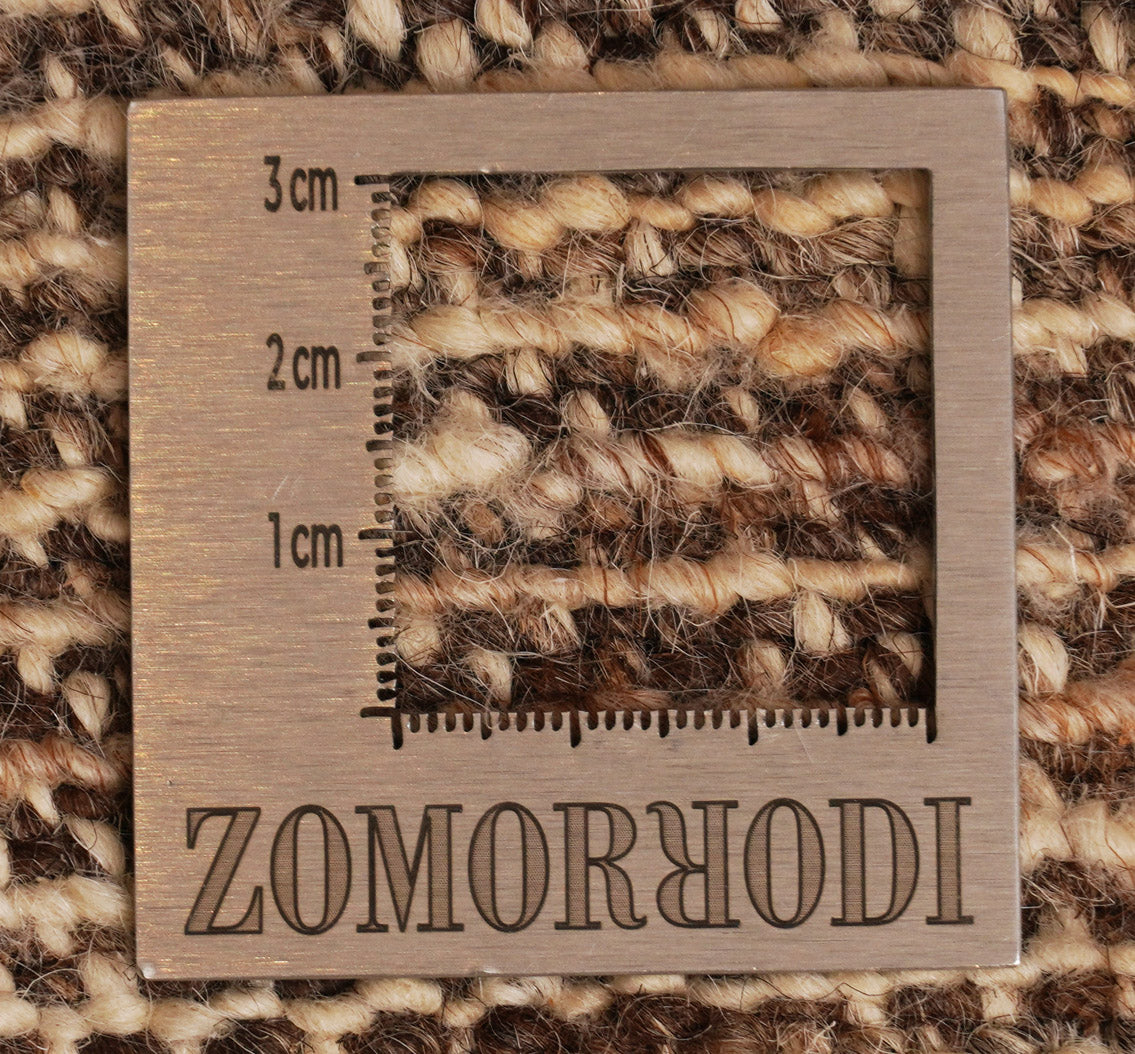 Beni Berber Teppich mit Muster in beige, braun und 291 cm x 260 cm groß