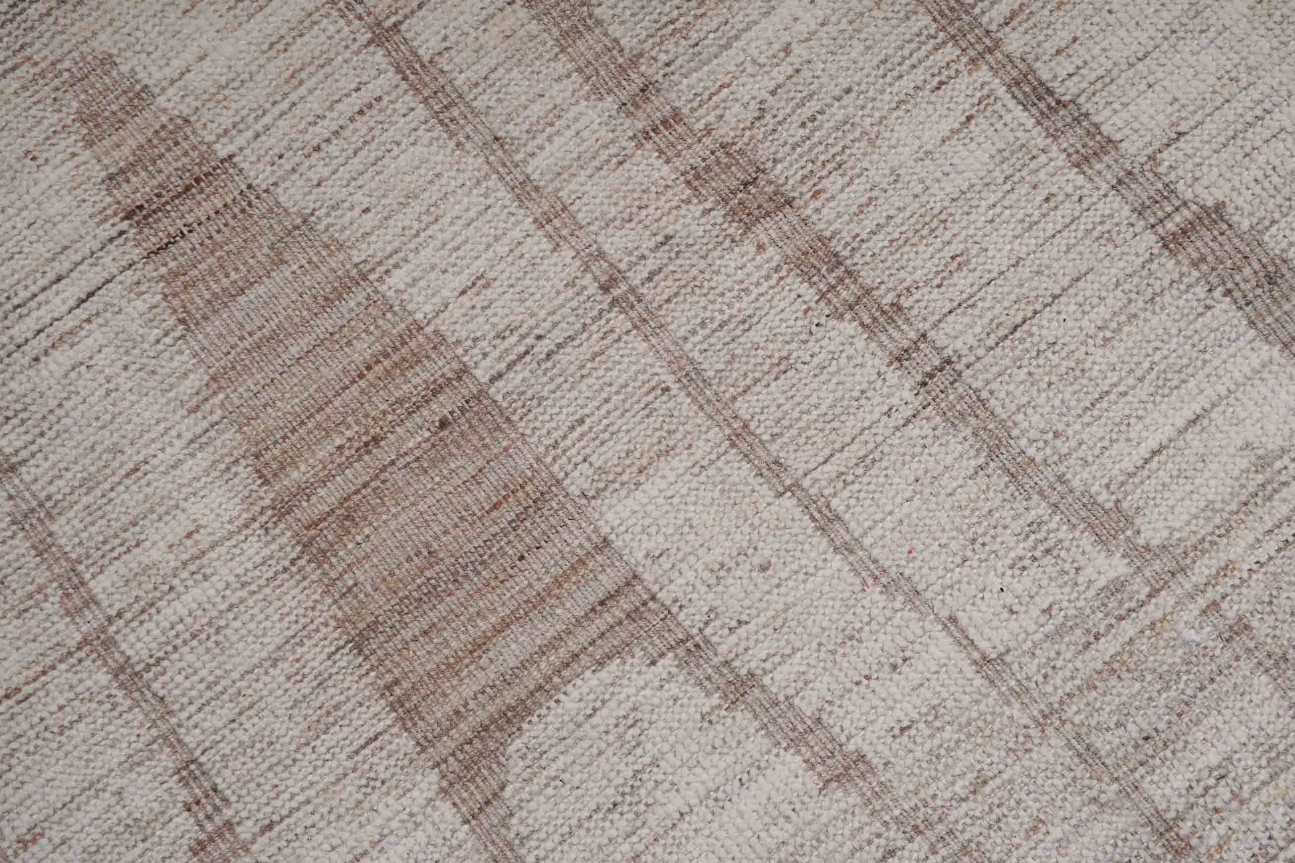 Beni Berber Teppich gestreit in beige und 363 cm x 281 cm groß