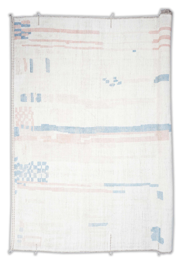Moderner Beni Berber Teppich in bunt und 447 cm x 377 cm groß