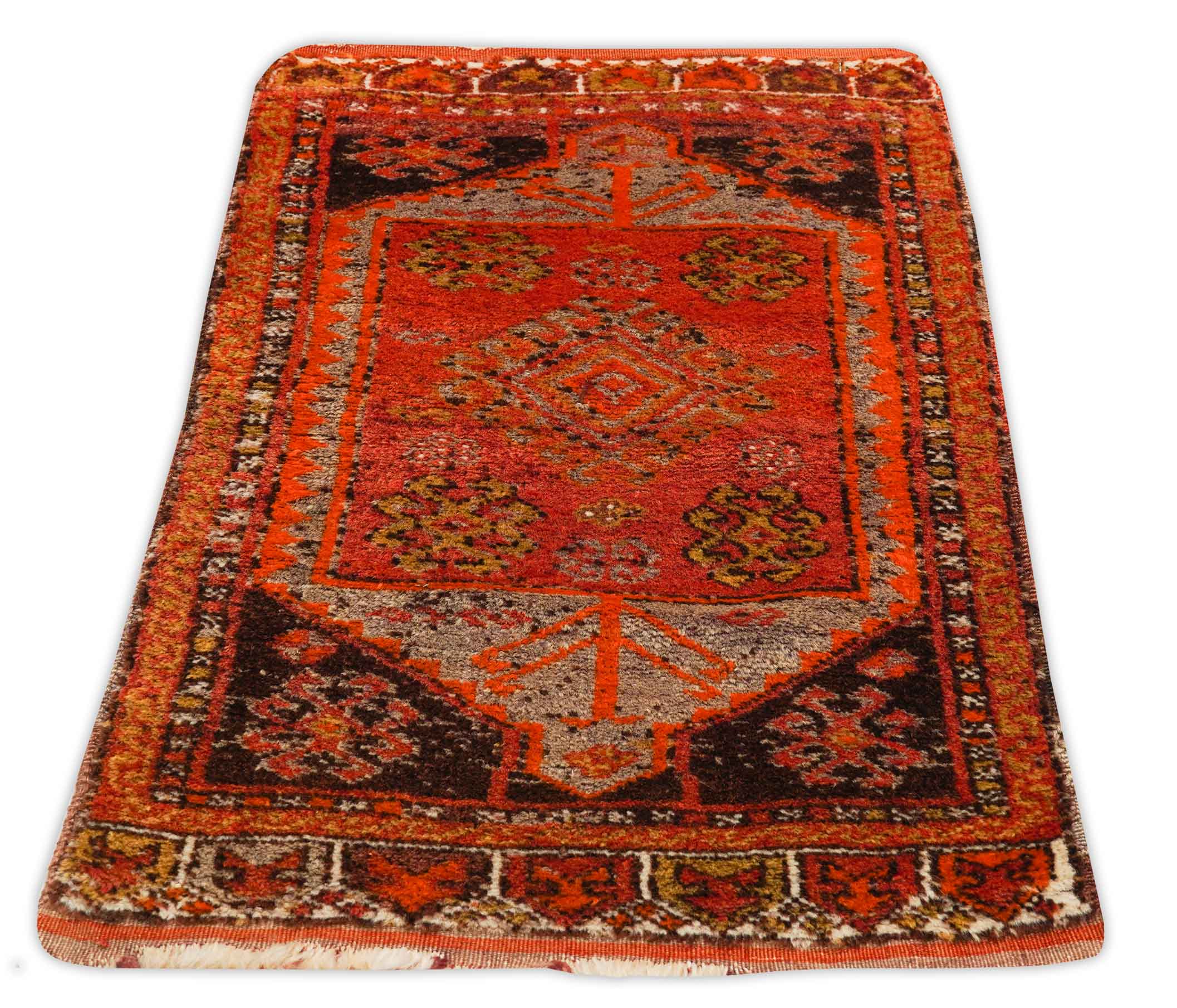 Alter Türkischer Orientteppich | 88 cm x 53 cm | Nr. Z-1416