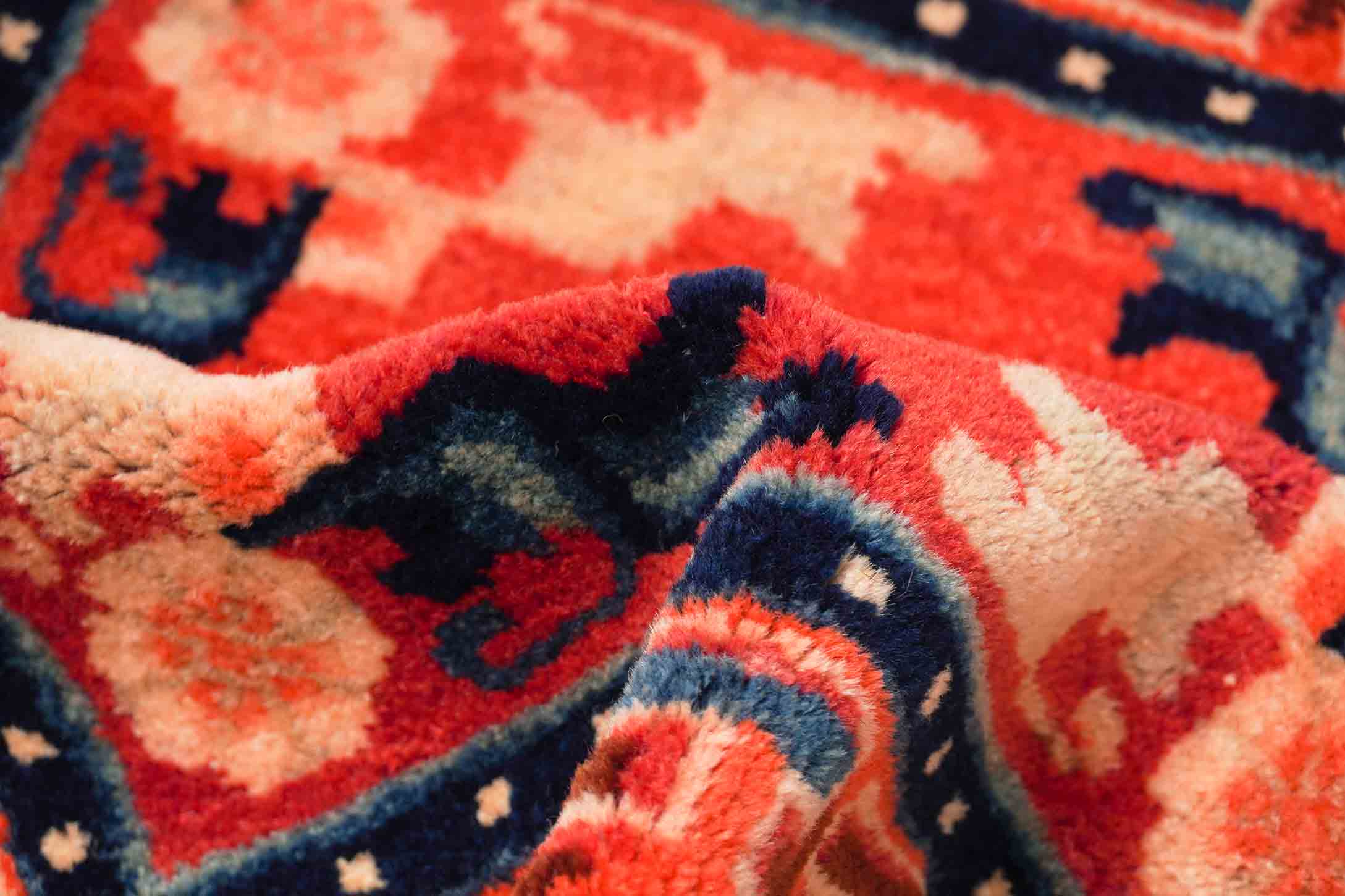 Alter China Teppich | 59 cm x 58 cm | Nr. Z-1427