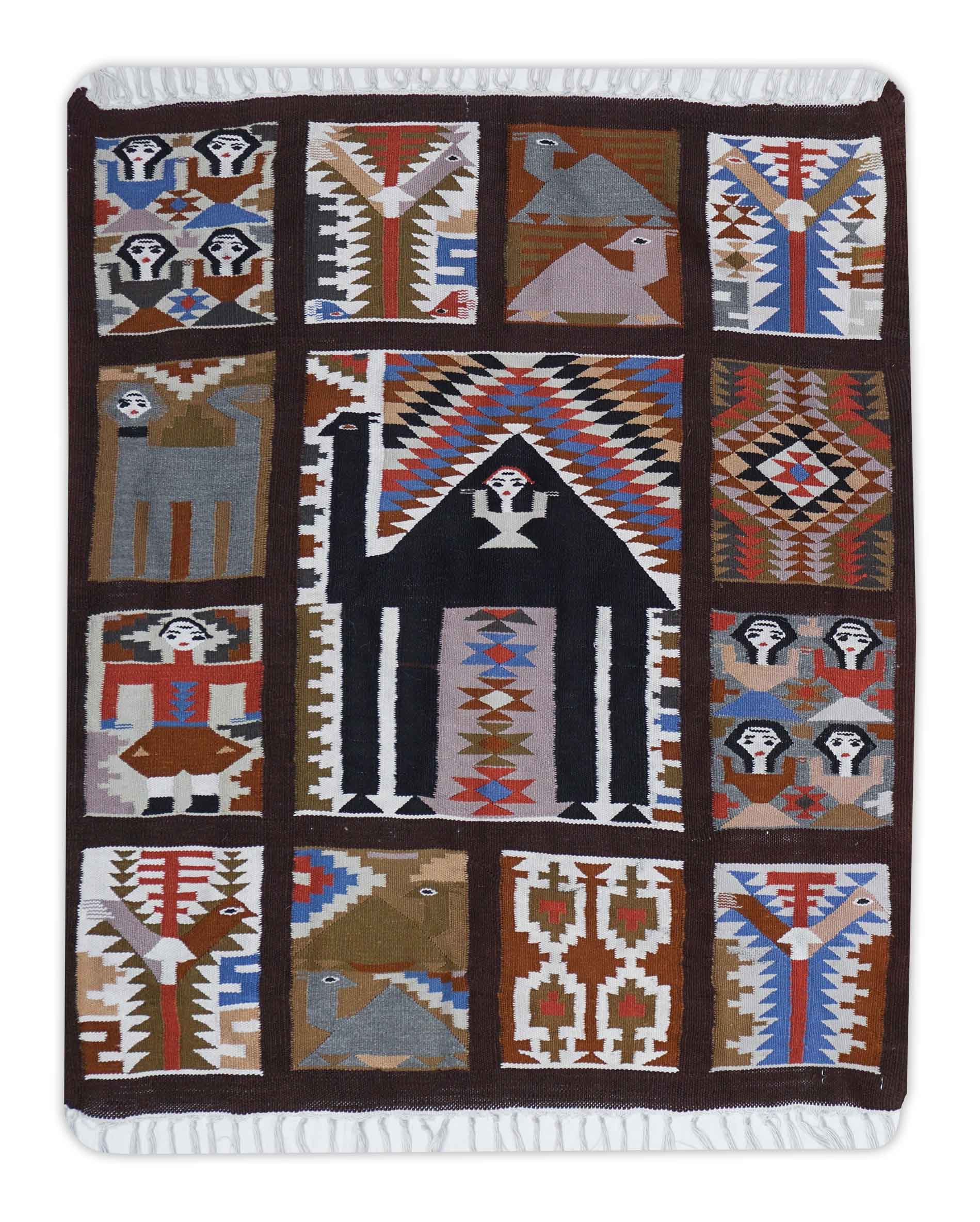 Kelim | 93 cm x 79 cm | Nr. Z-1474