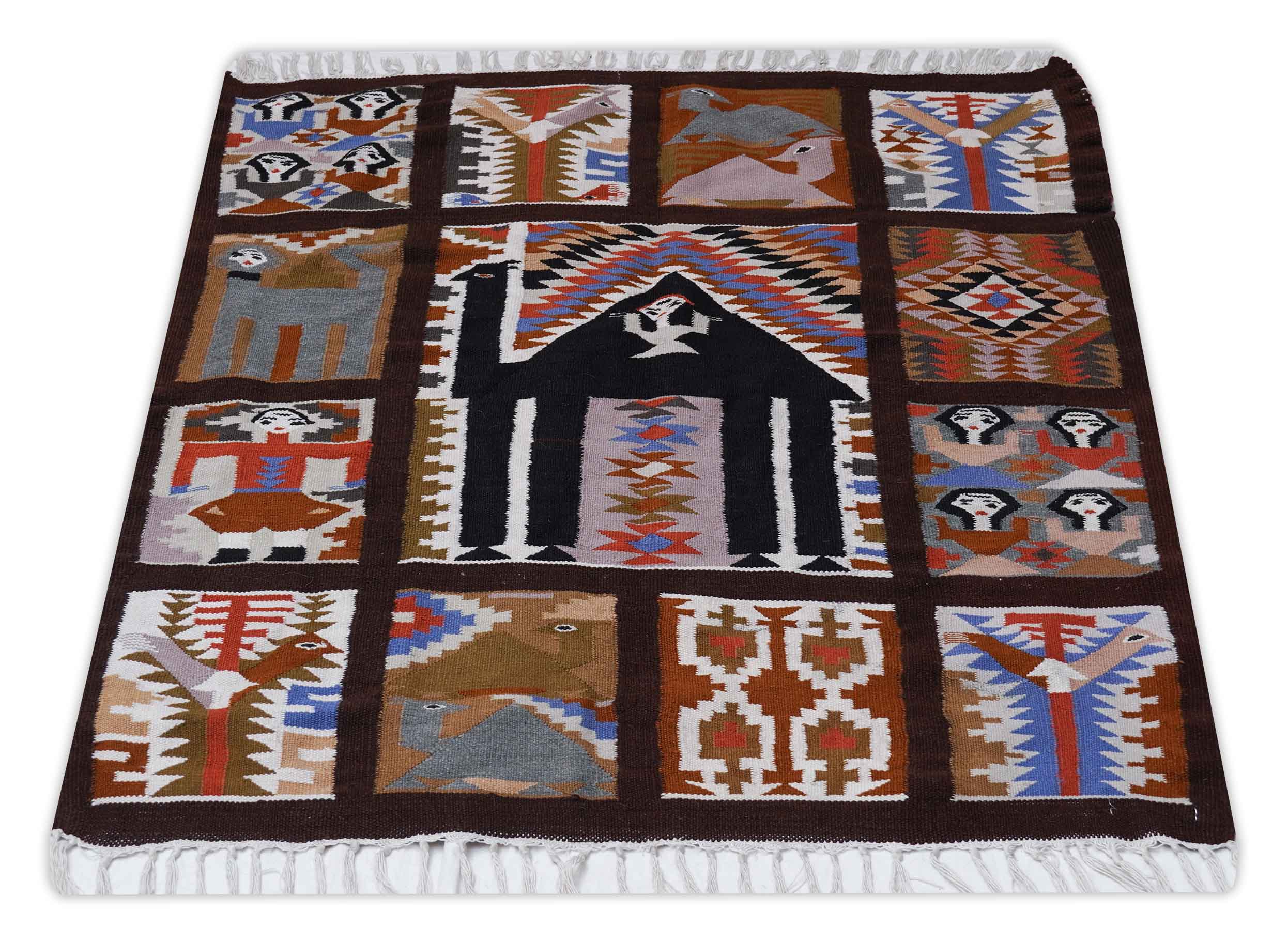 Kelim | 93 cm x 79 cm | Nr. Z-1474