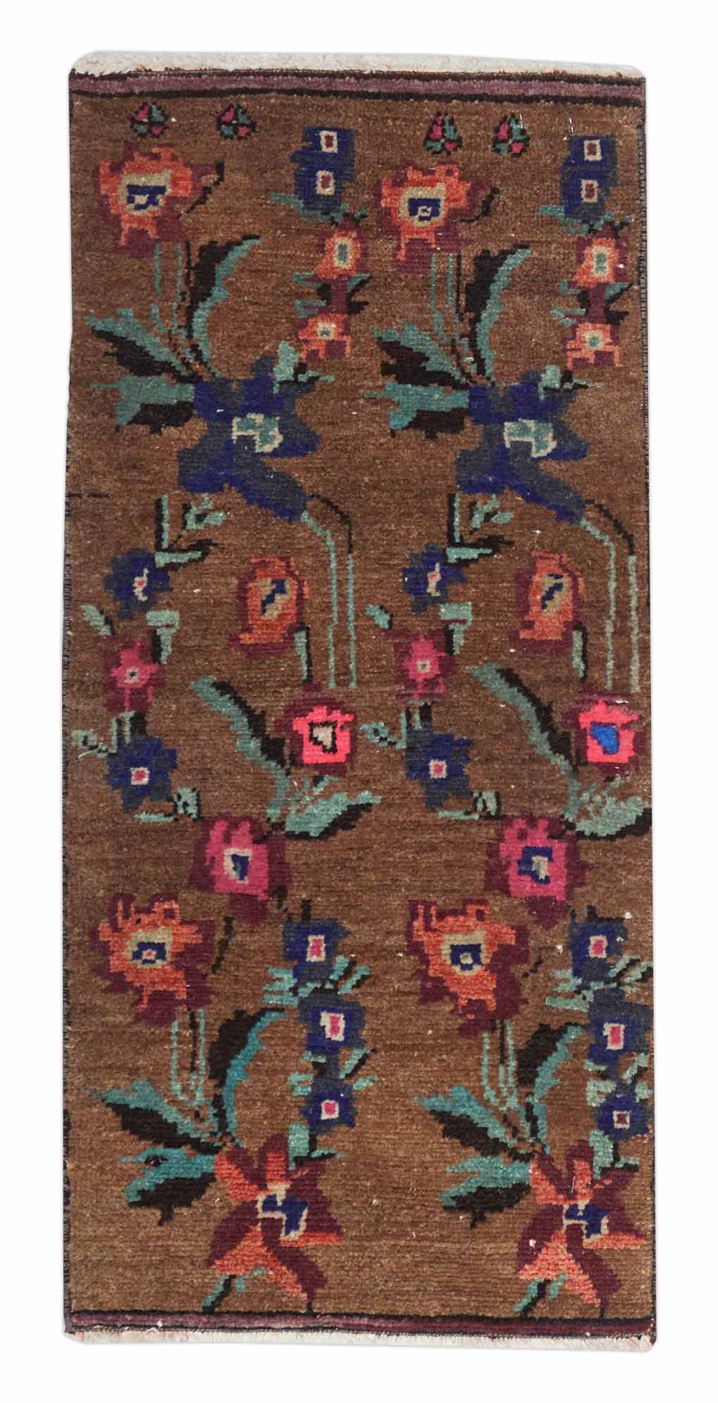 Alter Türkischer Orientteppich | 85 cm x 41 cm | Nr. Z-1535