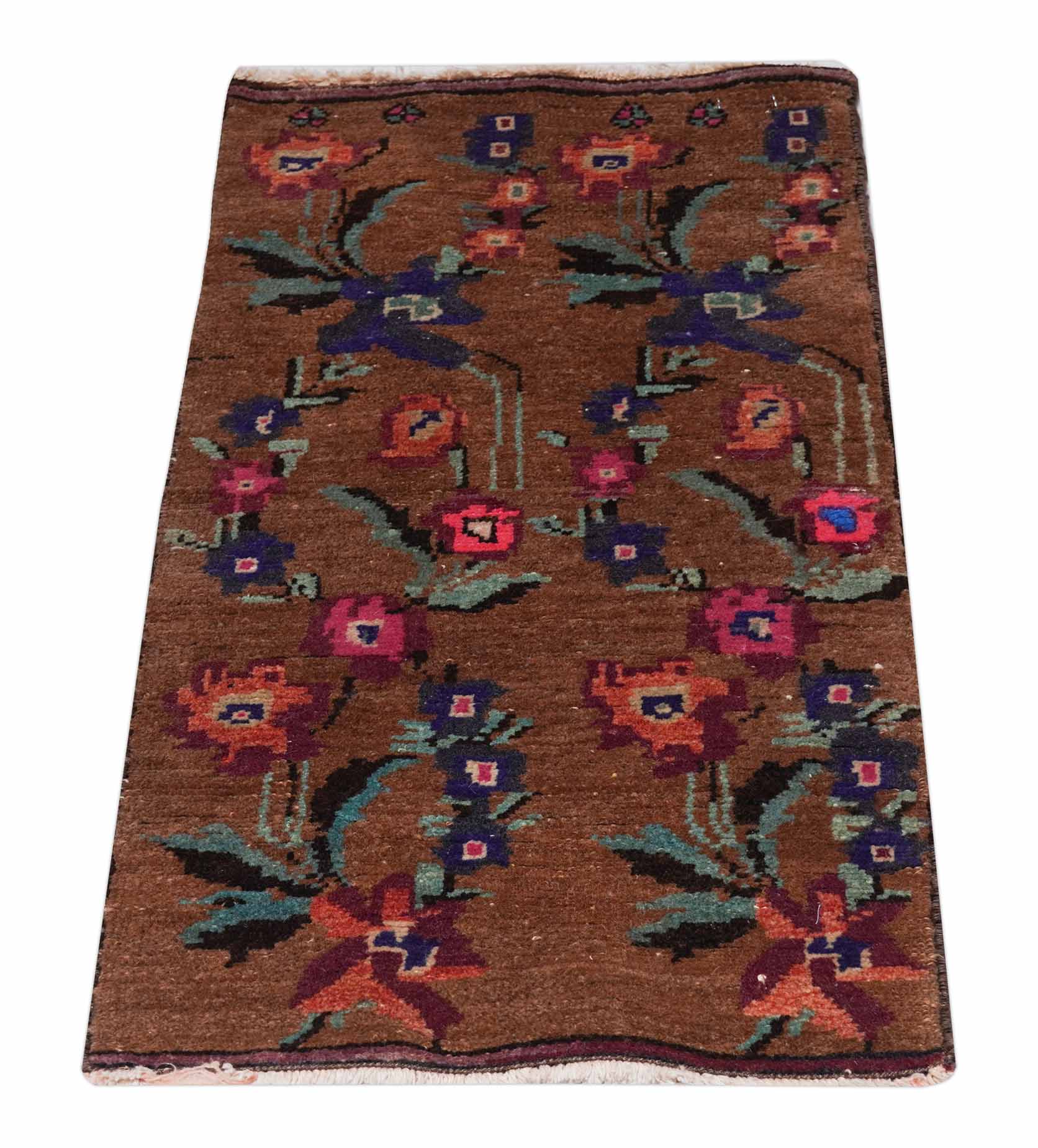 Alter Türkischer Orientteppich | 85 cm x 41 cm | Nr. Z-1535