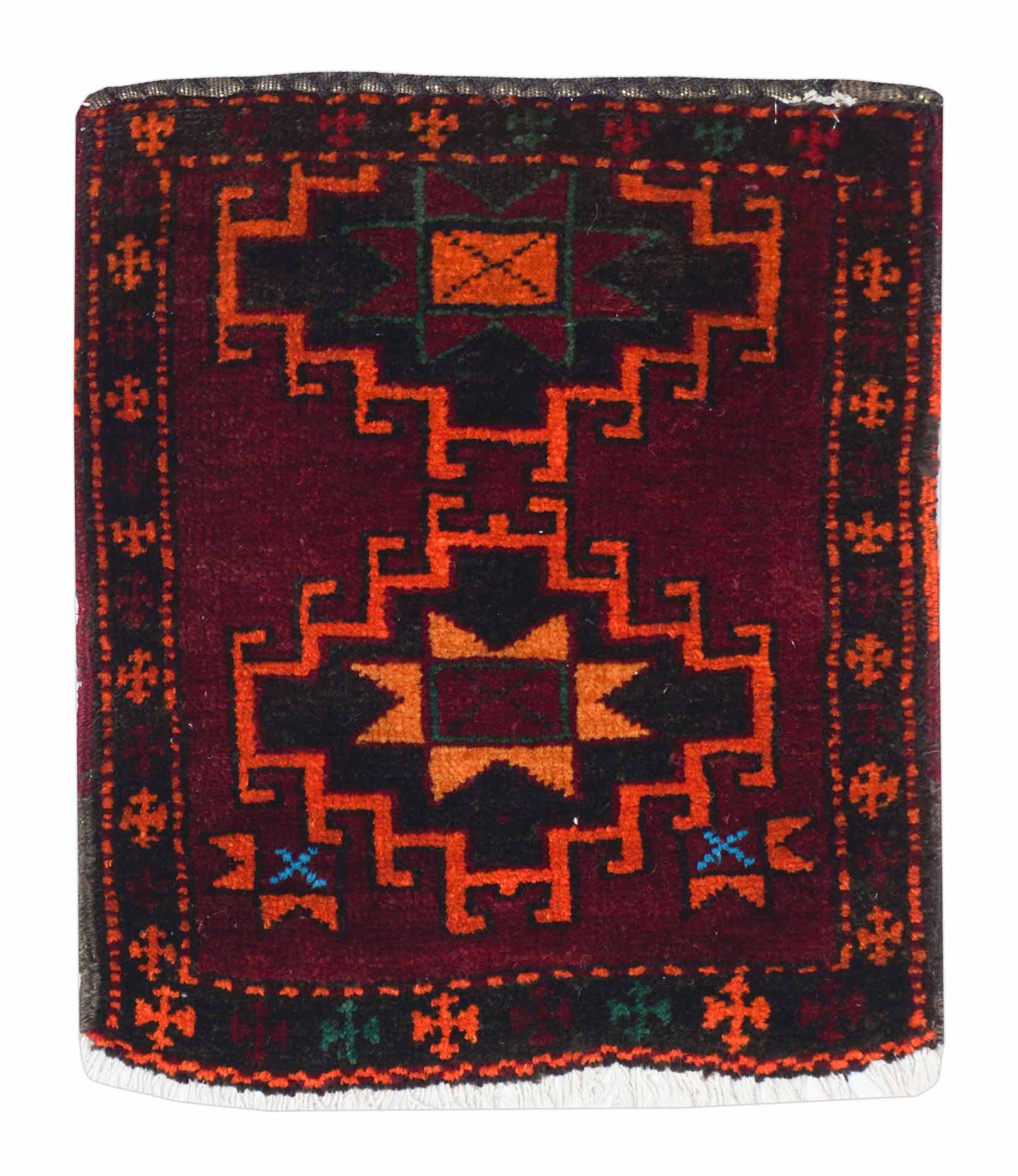 Alter Orientteppich | 60 cm x 50 cm | Nr. Z-1552