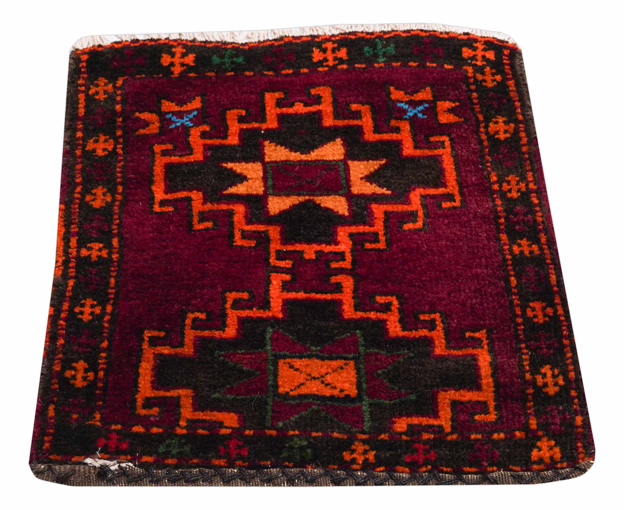 Alter Orientteppich | 60 cm x 50 cm | Nr. Z-1552