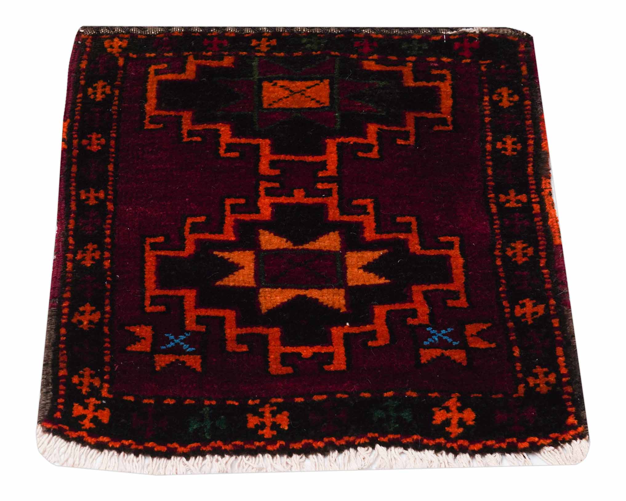 Alter Orientteppich | 60 cm x 50 cm | Nr. Z-1552