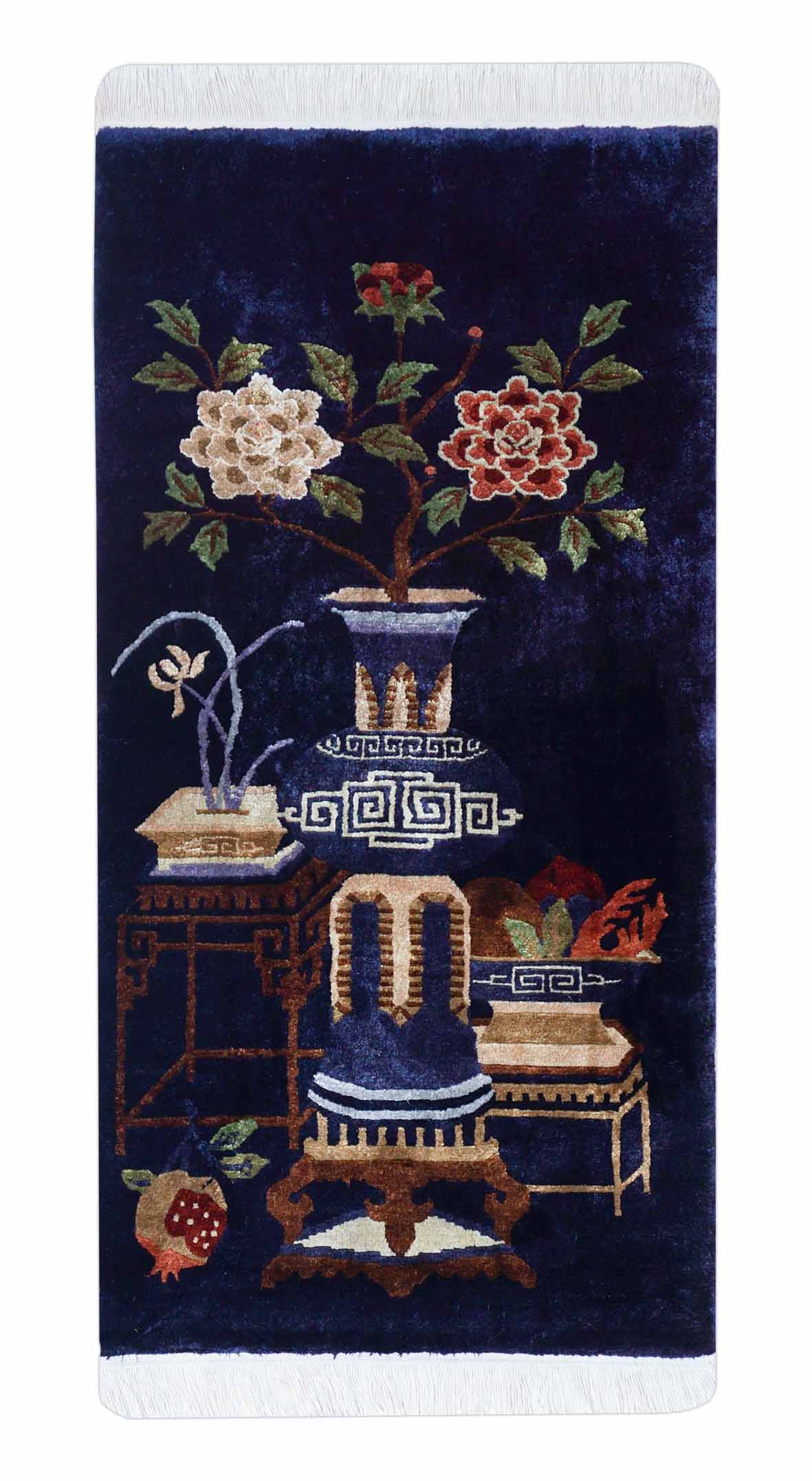 China Teppich | 122 cm x 63 cm | Nr. Z-1563