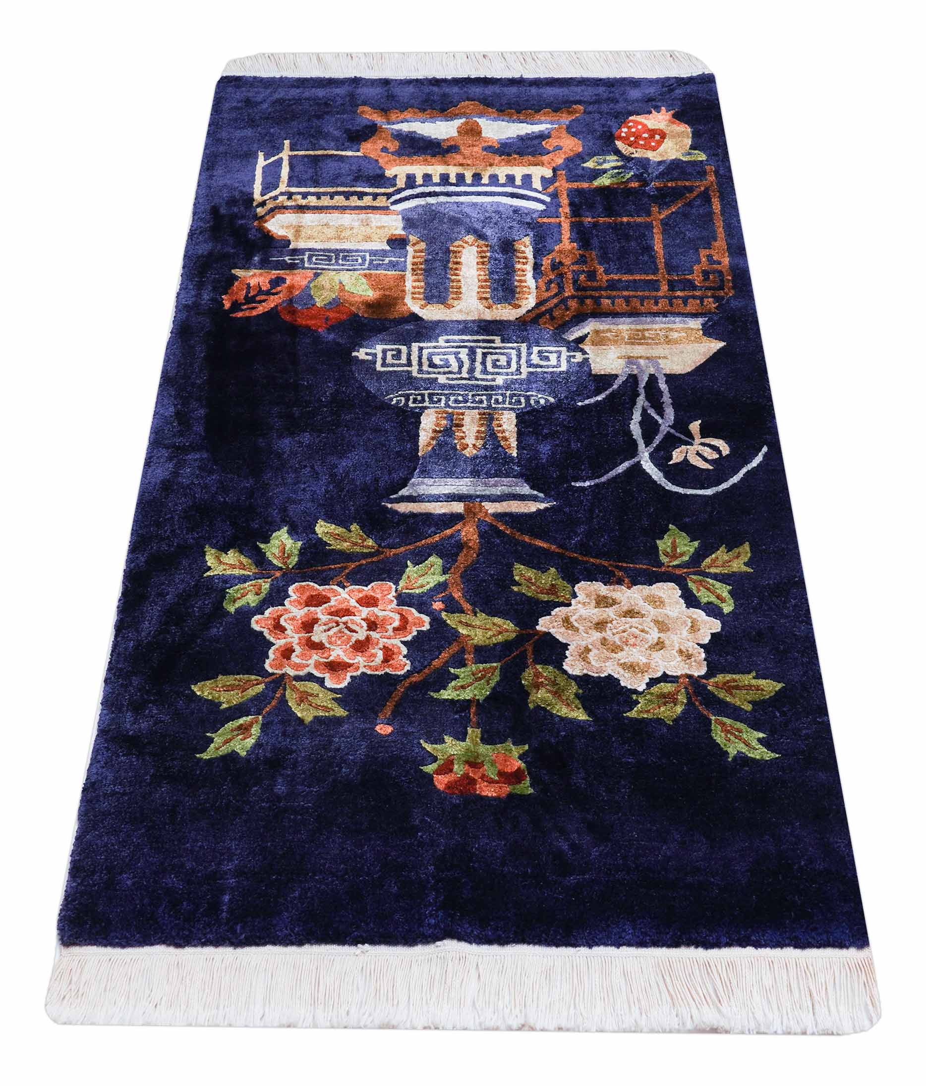 China Teppich | 122 cm x 63 cm | Nr. Z-1563