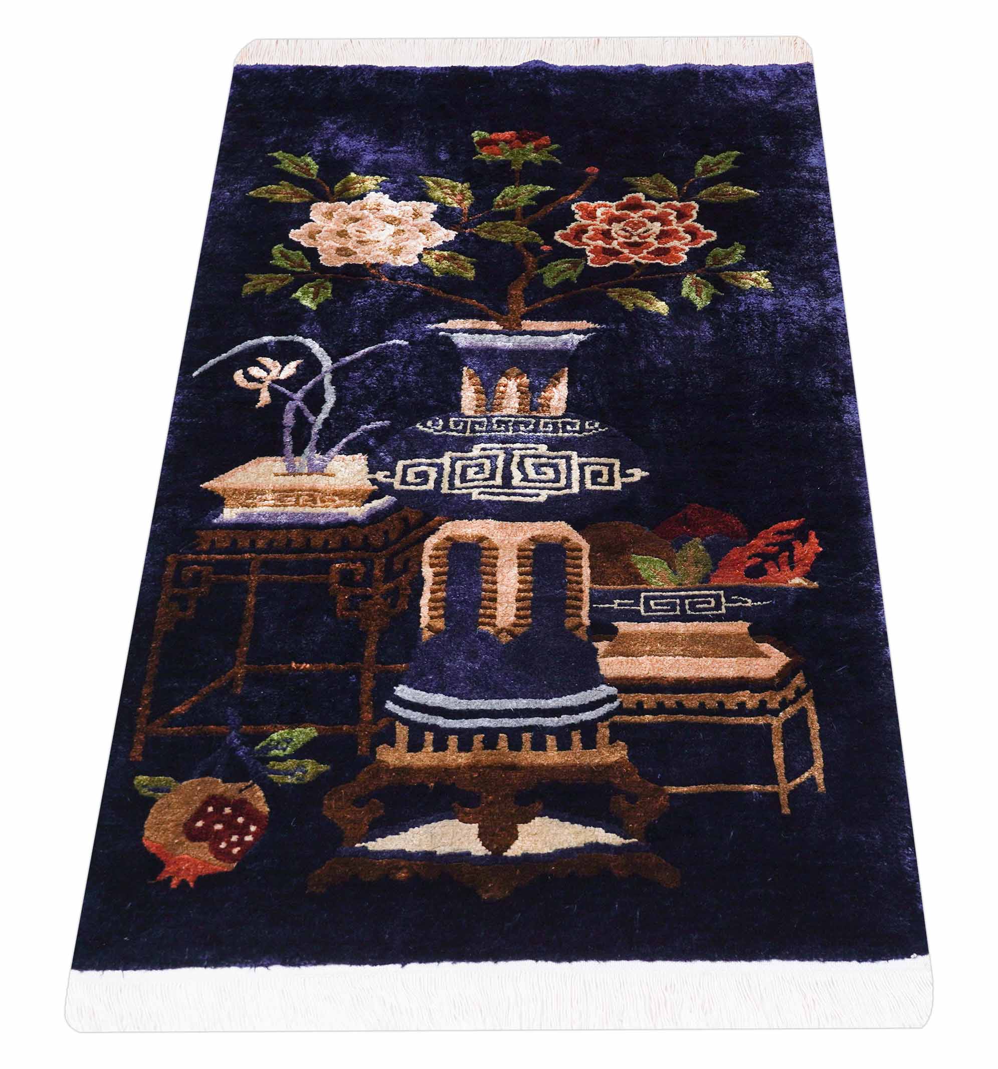 China Teppich | 122 cm x 63 cm | Nr. Z-1563