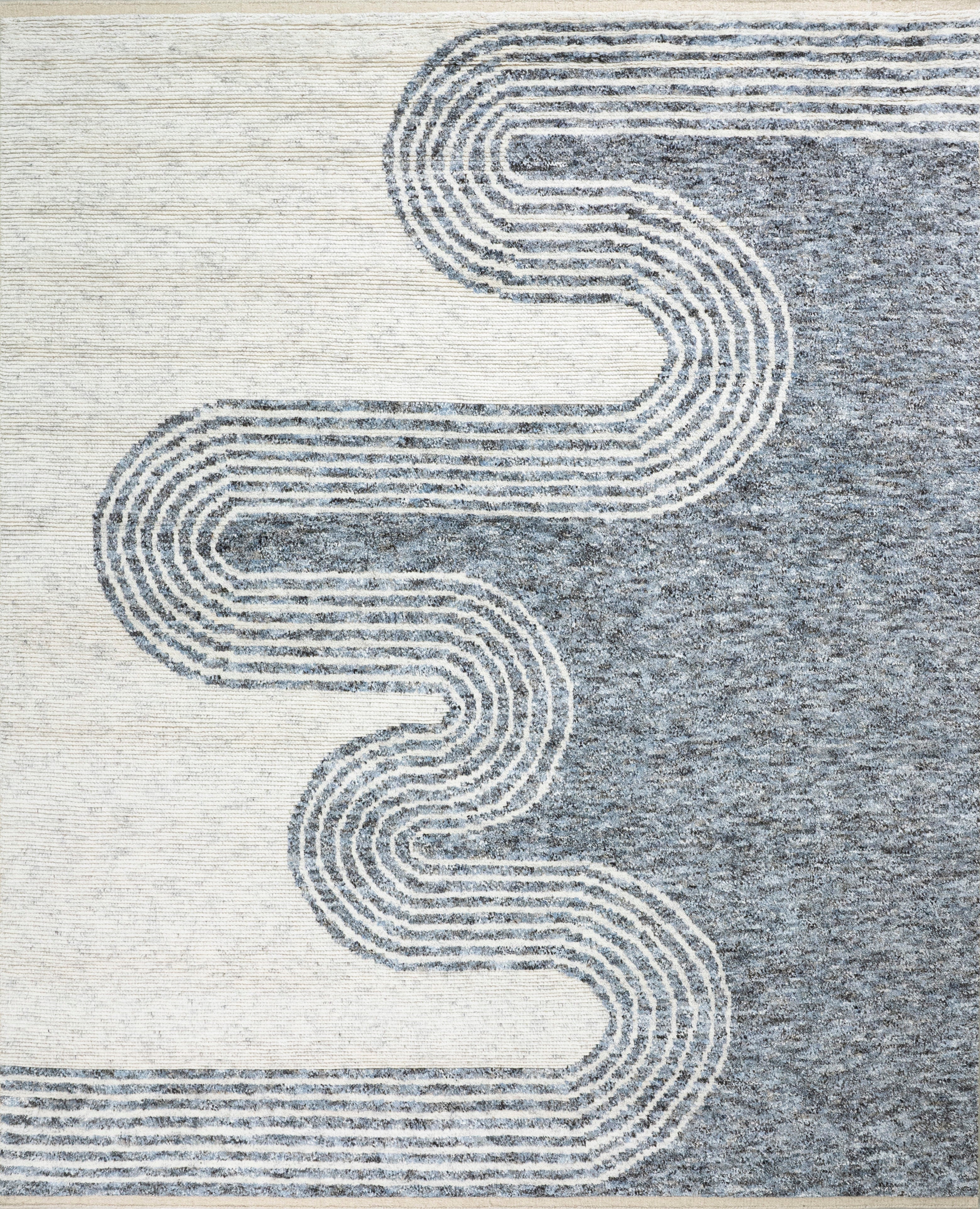 Beni Berber Teppich in hellgrau und 310 cm x 250 cm groß