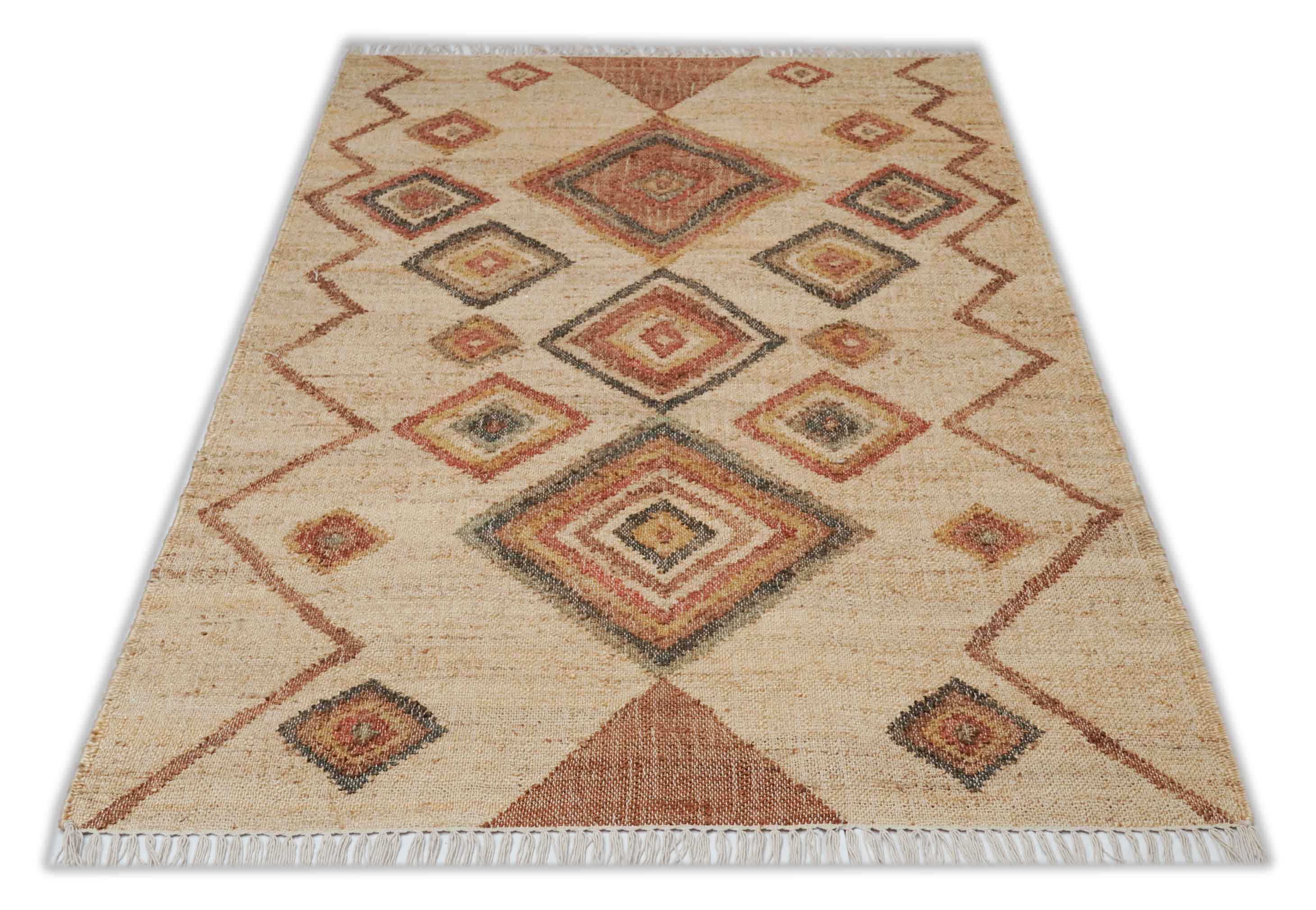 Jute Teppich | 180 cm x 120 cm | Nr. Z-1706