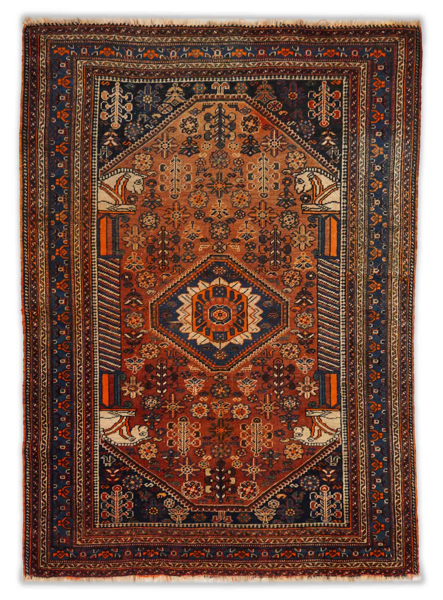 Bild vom Alter Afshari Teppich - 1