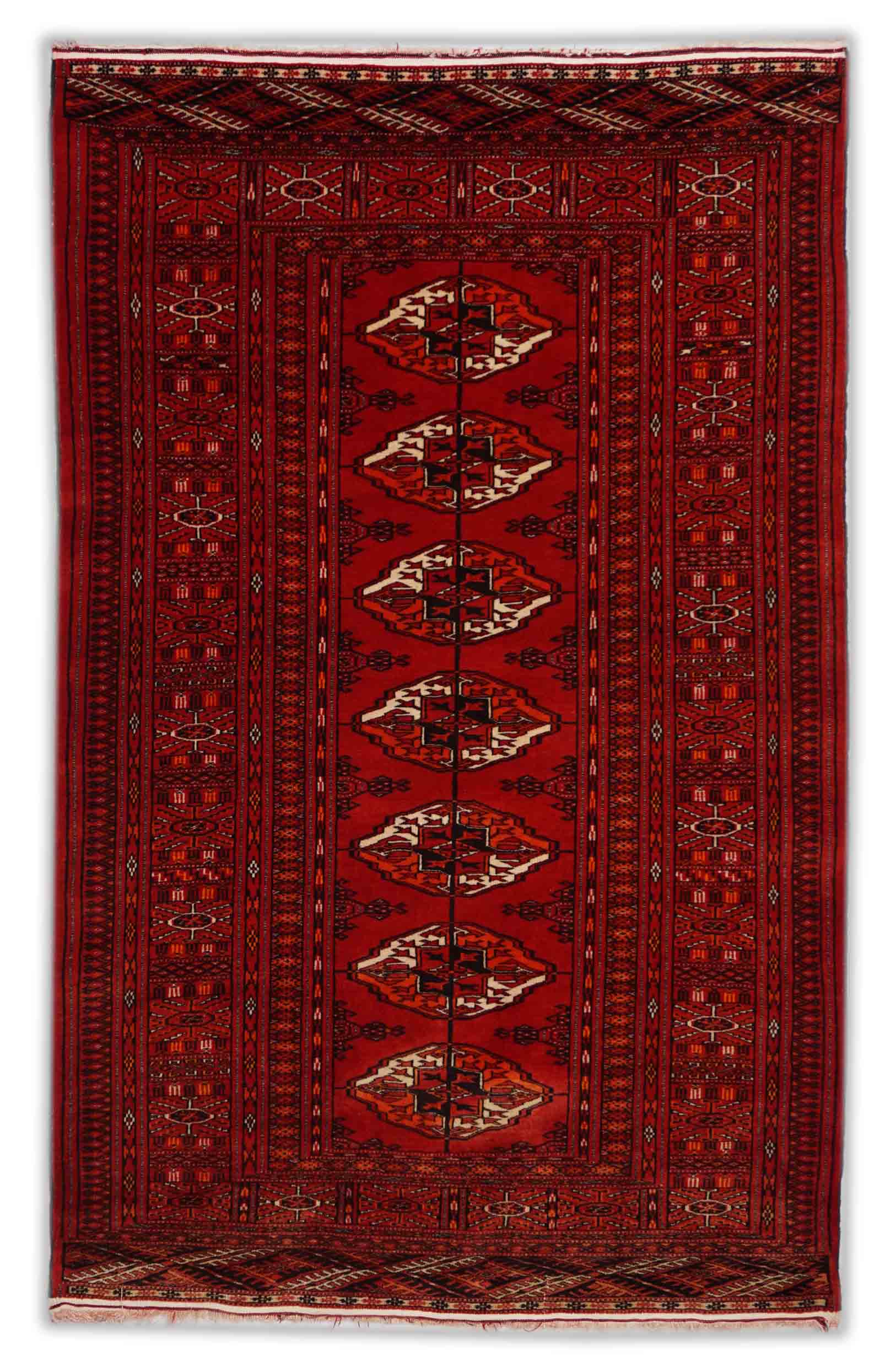 Alter Turkmenischer Teppich | 161 cm x 104 cm | Nr. Z-1782