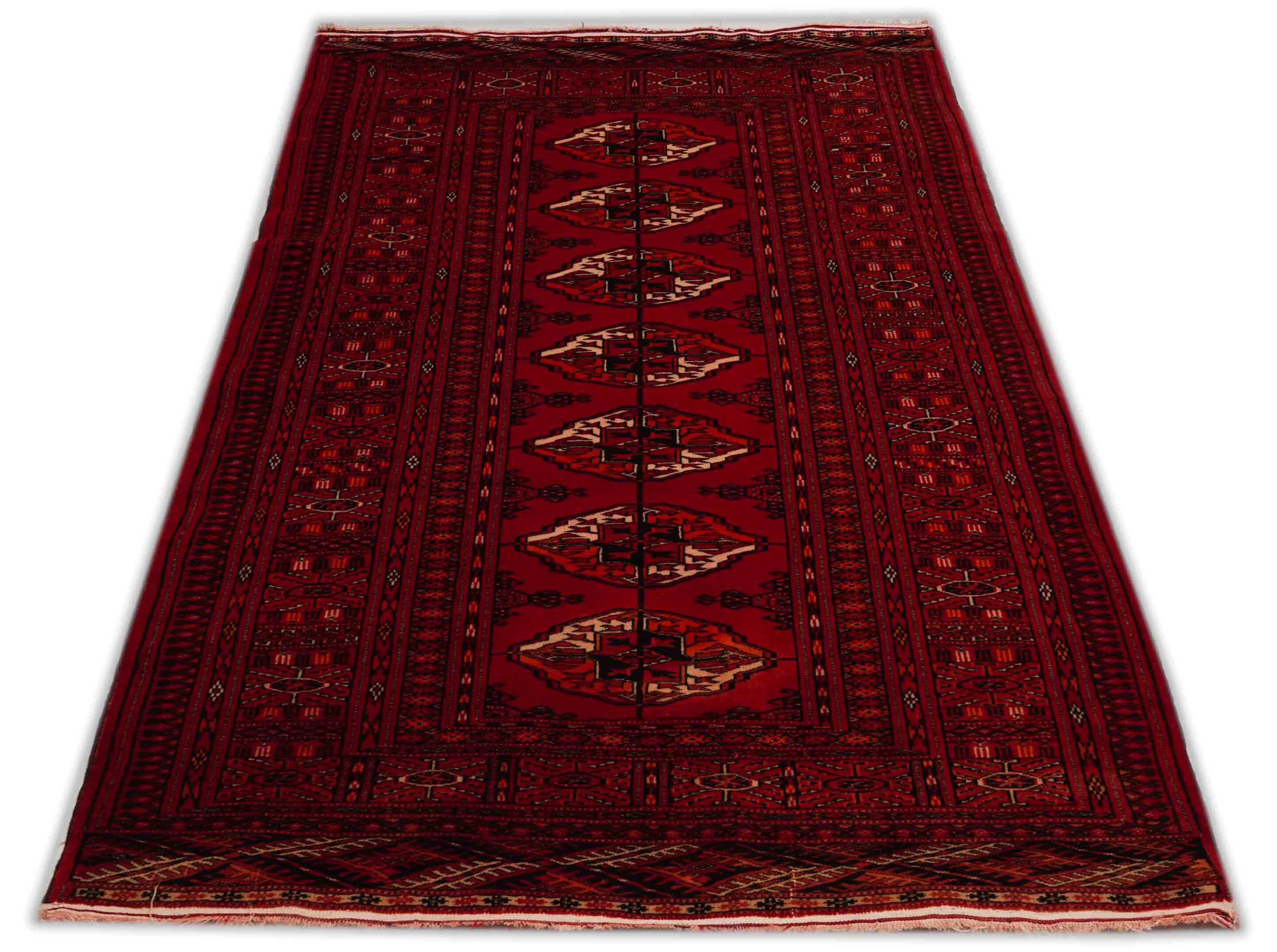 Alter Turkmenischer Teppich | 161 cm x 104 cm | Nr. Z-1782