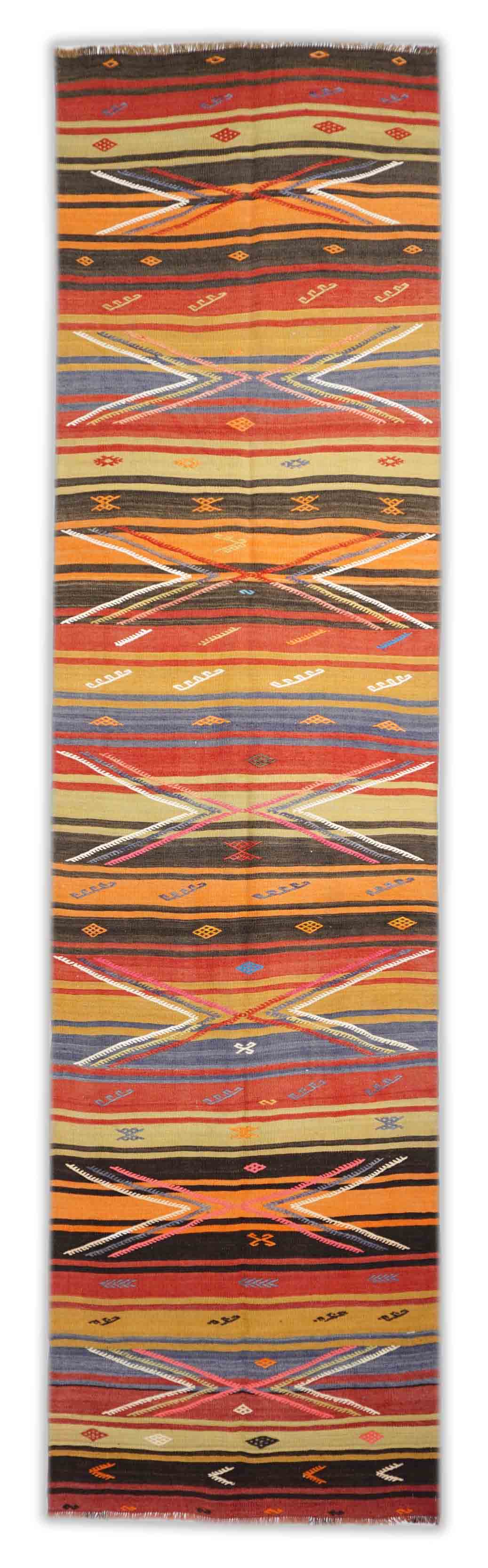 Alter Kelim | 363 cm x 96 cm | Nr. Z-1896