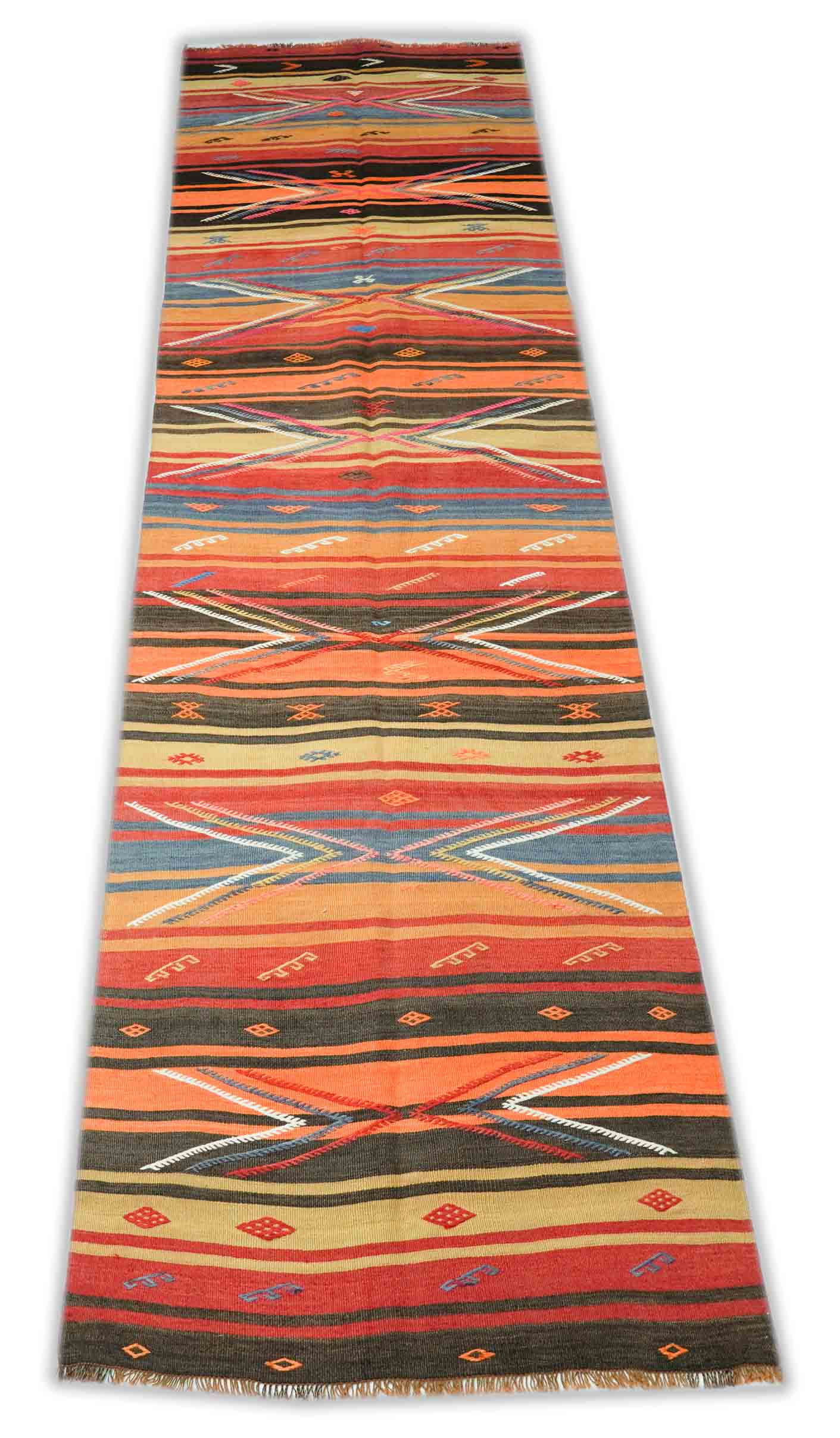 Alter Kelim | 363 cm x 96 cm | Nr. Z-1896