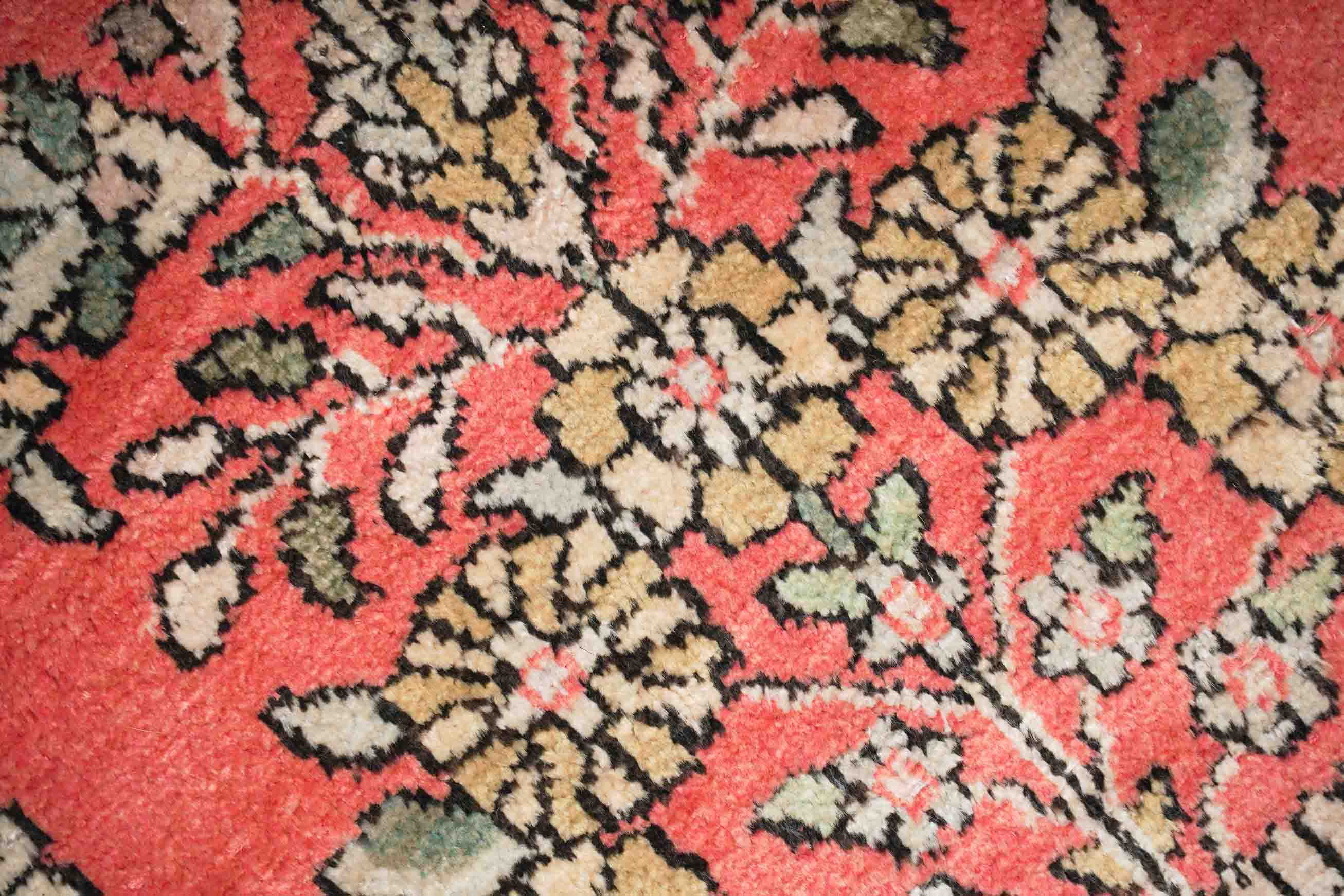 Kaschmir Teppich aus reiner Seide | 94 cm x 62 cm | Nr. Z-1999