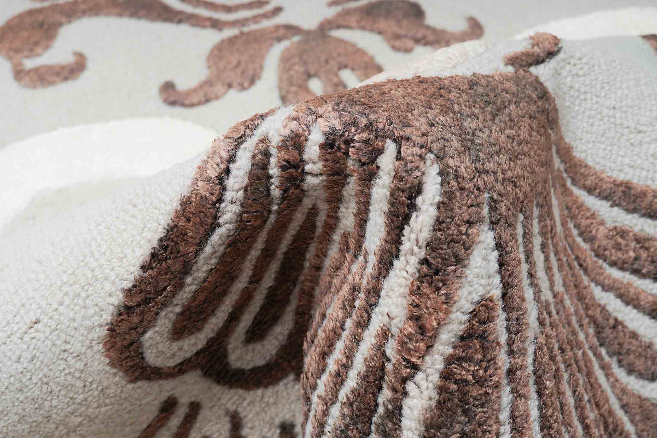 Handgetufteter Moderner Designer Teppichteppich | 295 cm x 192 cm | Nr. Z-2007