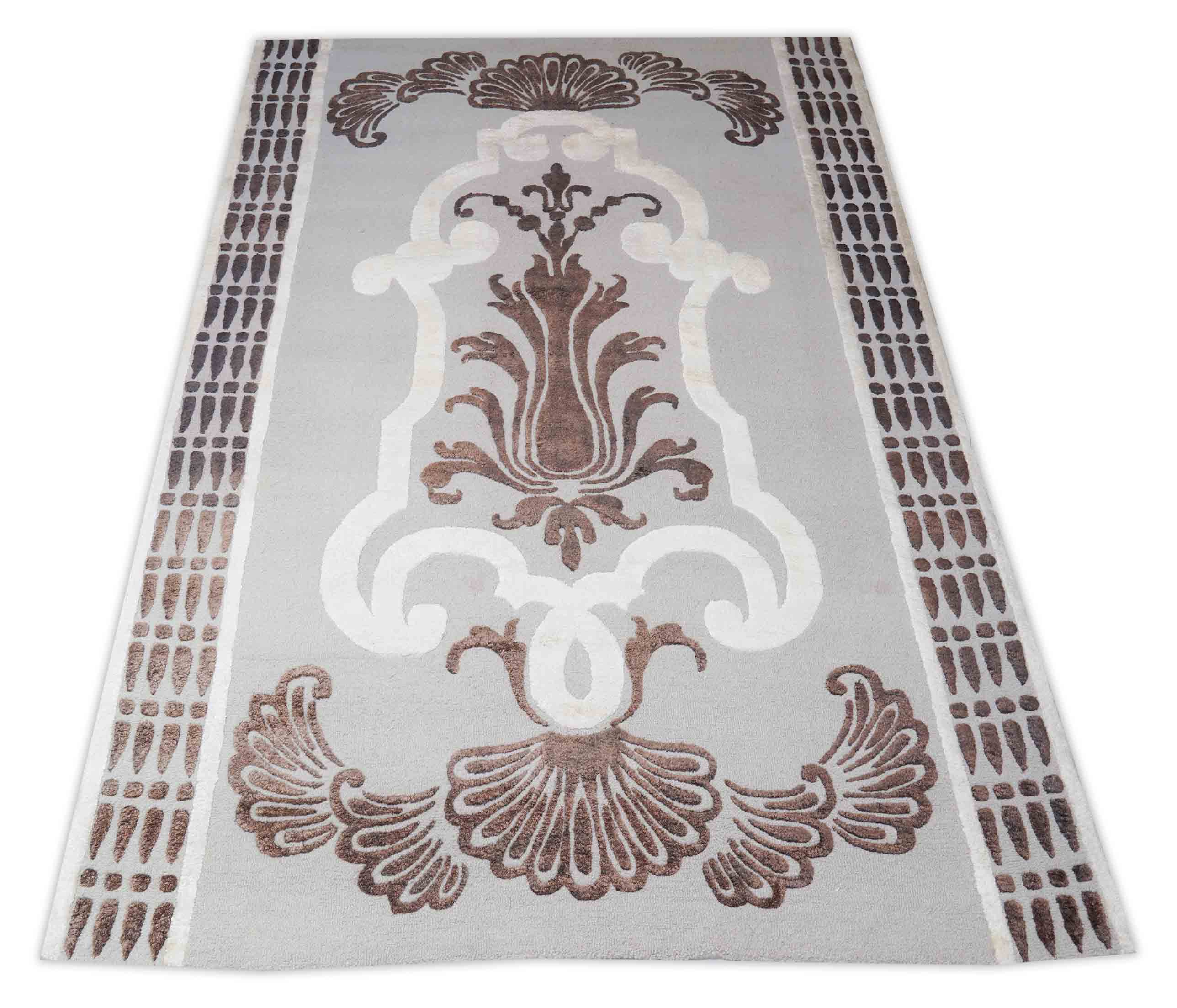 Handgetufteter Moderner Designer Teppichteppich | 295 cm x 192 cm | Nr. Z-2007