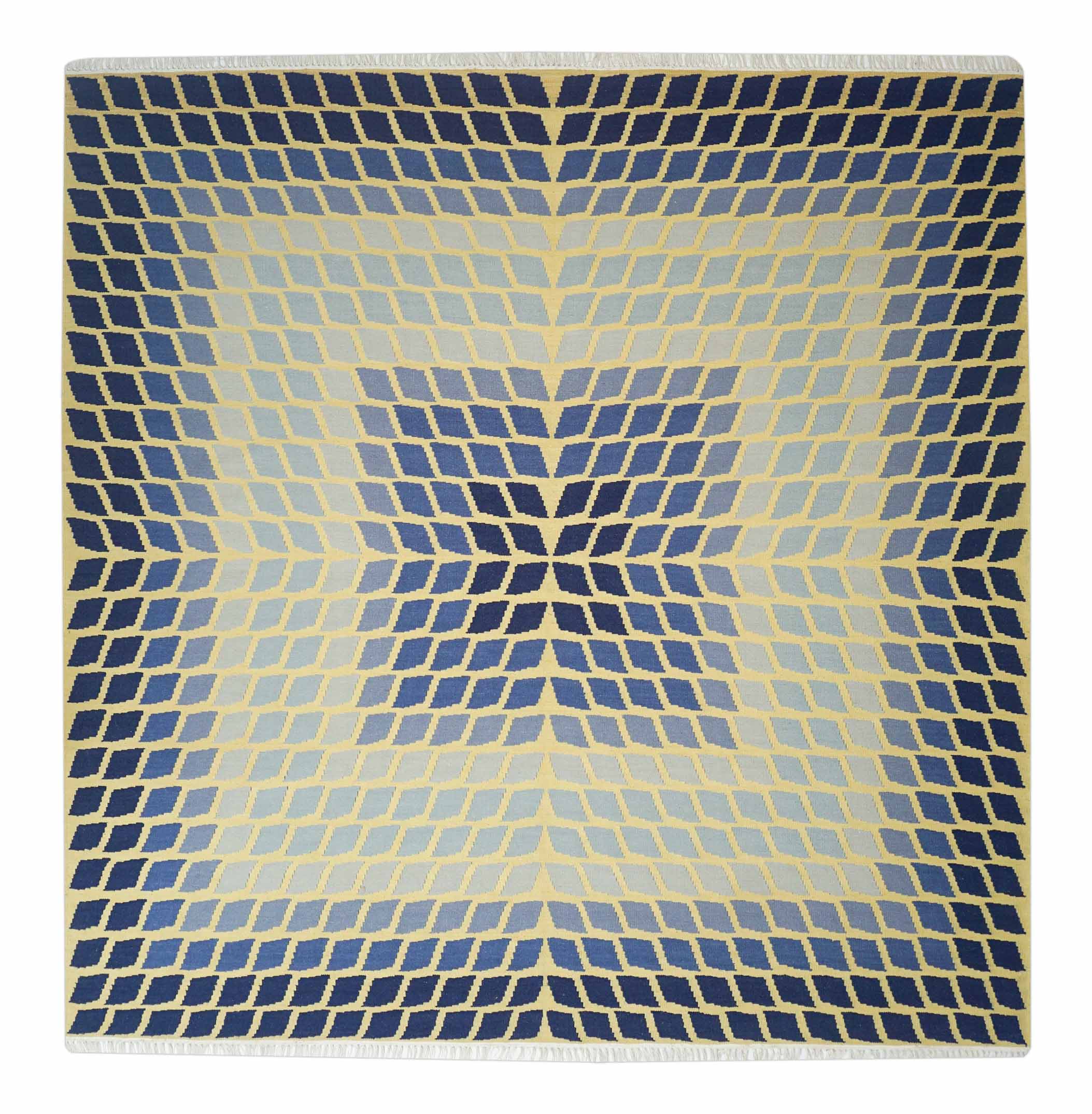 Kelim nach Vasarely | 243 cm x 243 cm | Nr. Z-2201