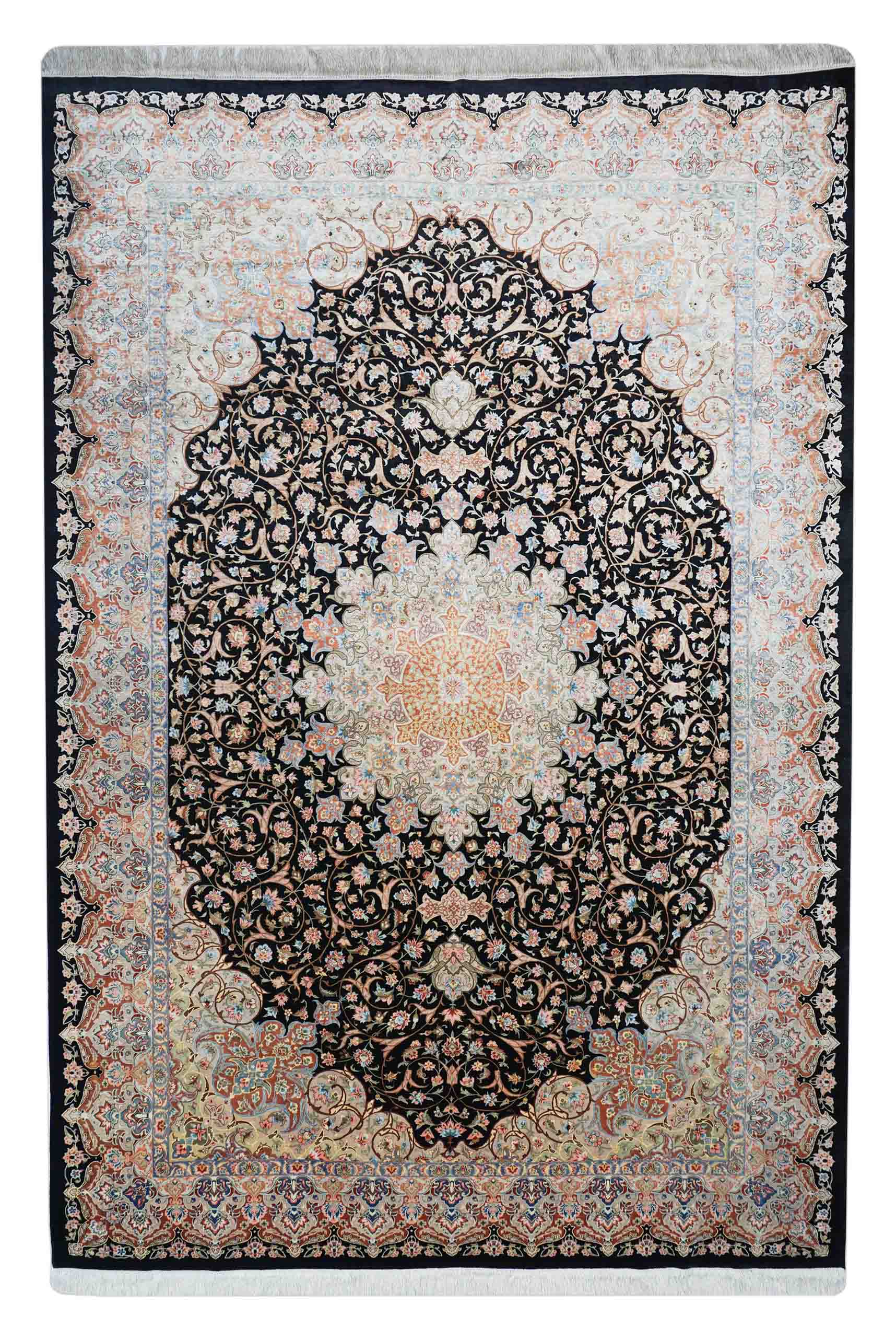 Ghom aus reiner Seide | 295 cm x 202 cm | Nr. Z-2357