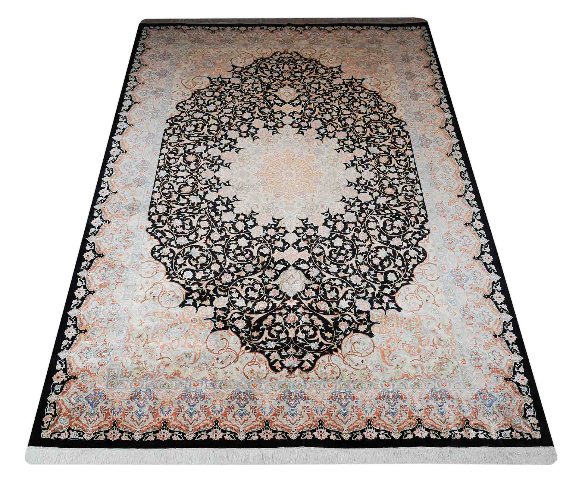 Ghom aus reiner Seide | 295 cm x 202 cm | Nr. Z-2357