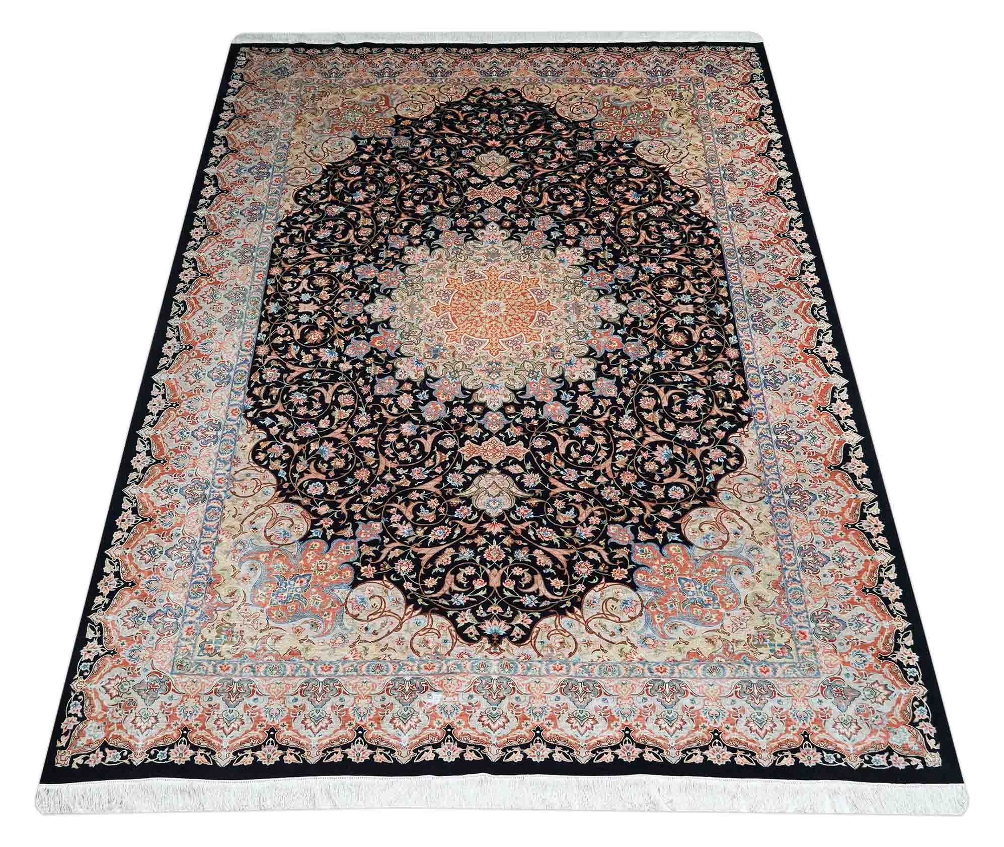 Ghom aus reiner Seide | 295 cm x 202 cm | Nr. Z-2357