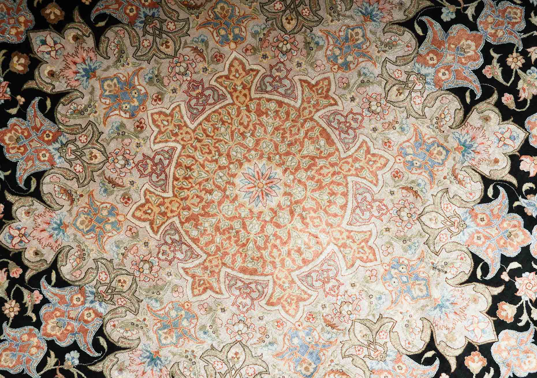 Ghom aus reiner Seide | 295 cm x 202 cm | Nr. Z-2357