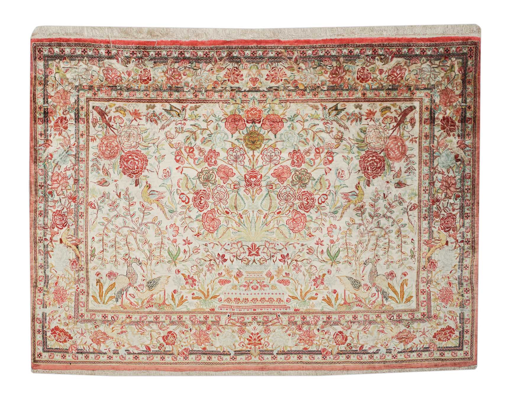 Ghom aus reiner Seide | 144 cm x 106 cm | Nr. Z-2371