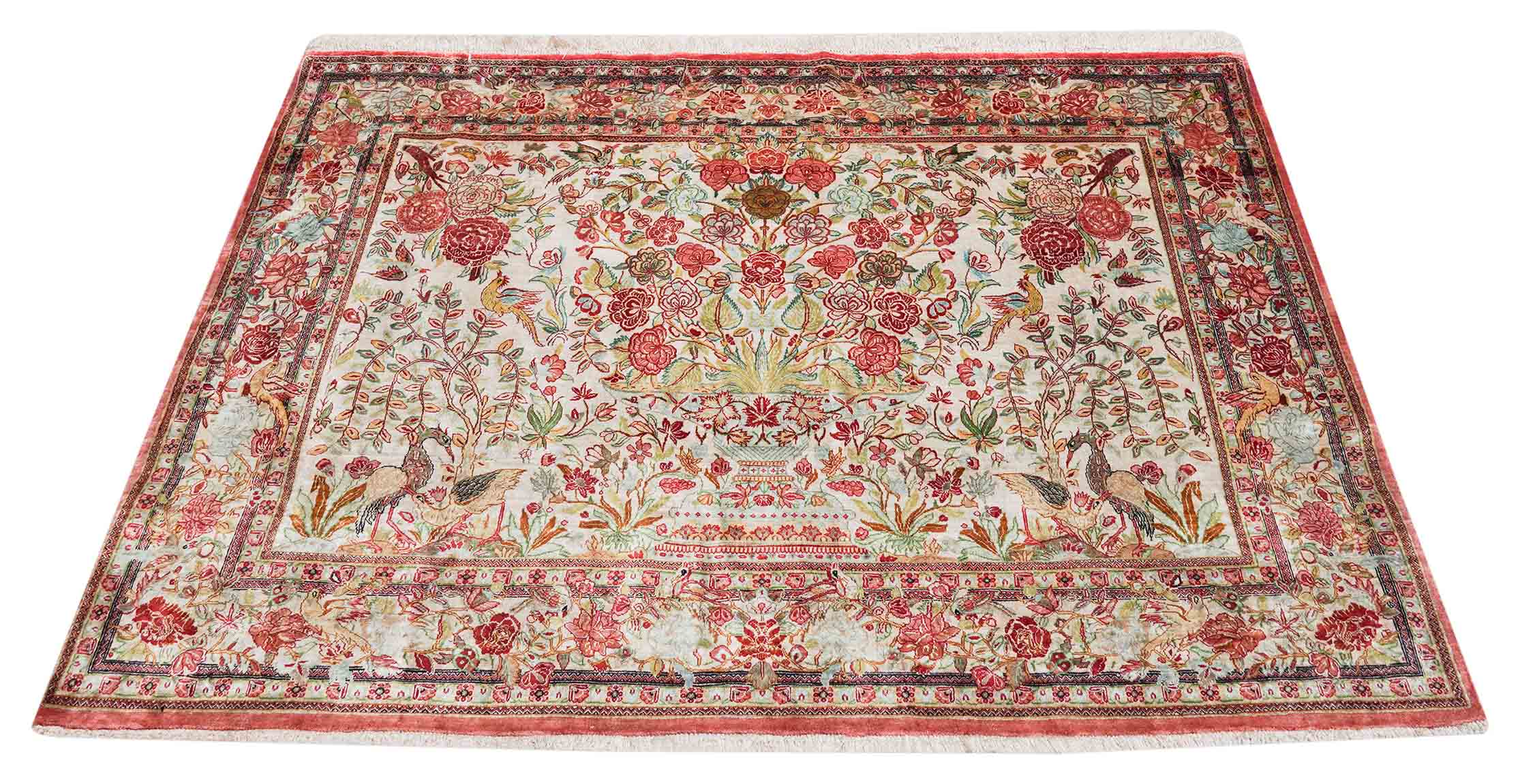 Ghom aus reiner Seide | 144 cm x 106 cm | Nr. Z-2371