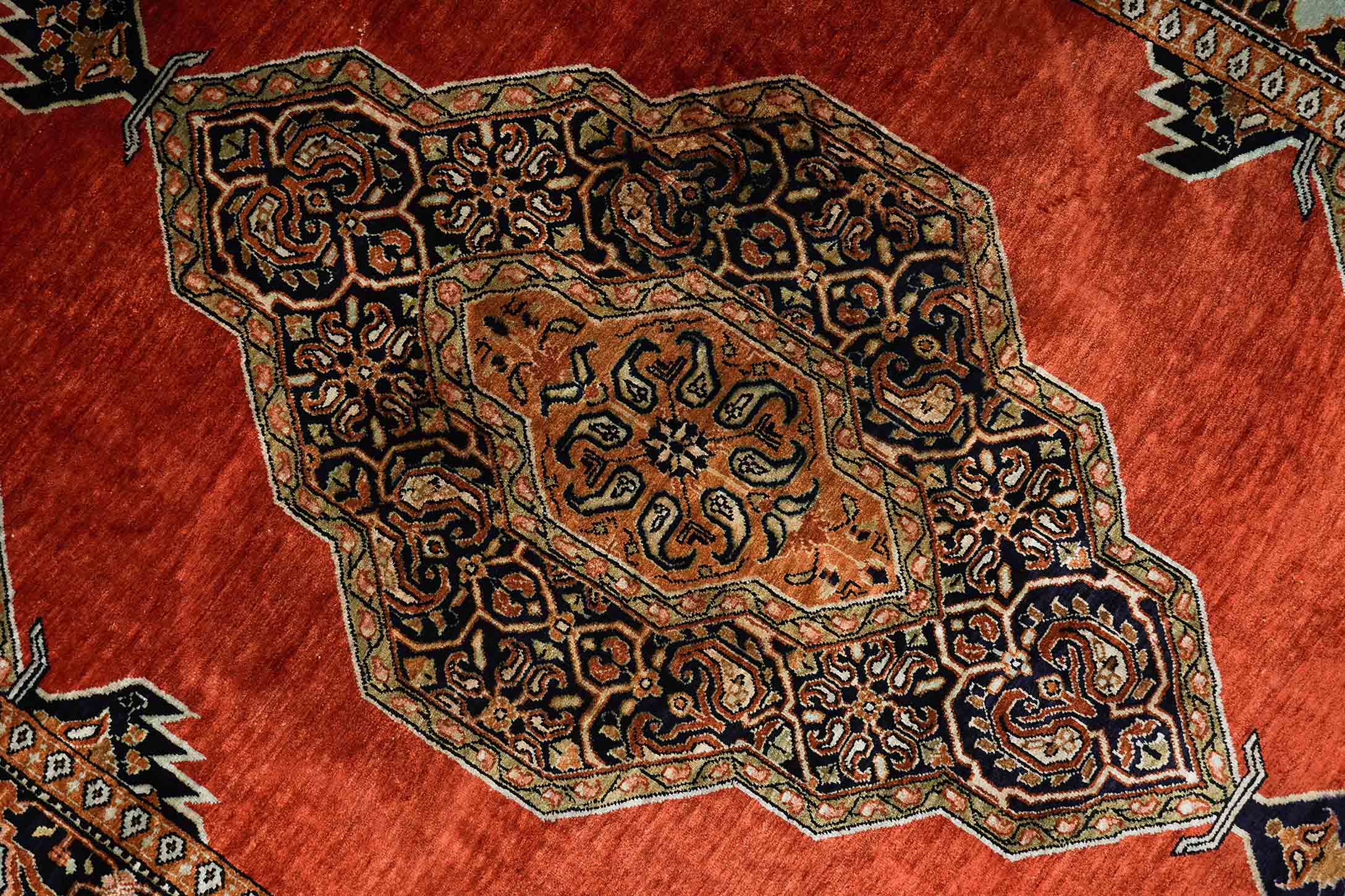 Alter Ghom aus reiner Seide | 175 cm x 105 cm | Nr. Z-2439