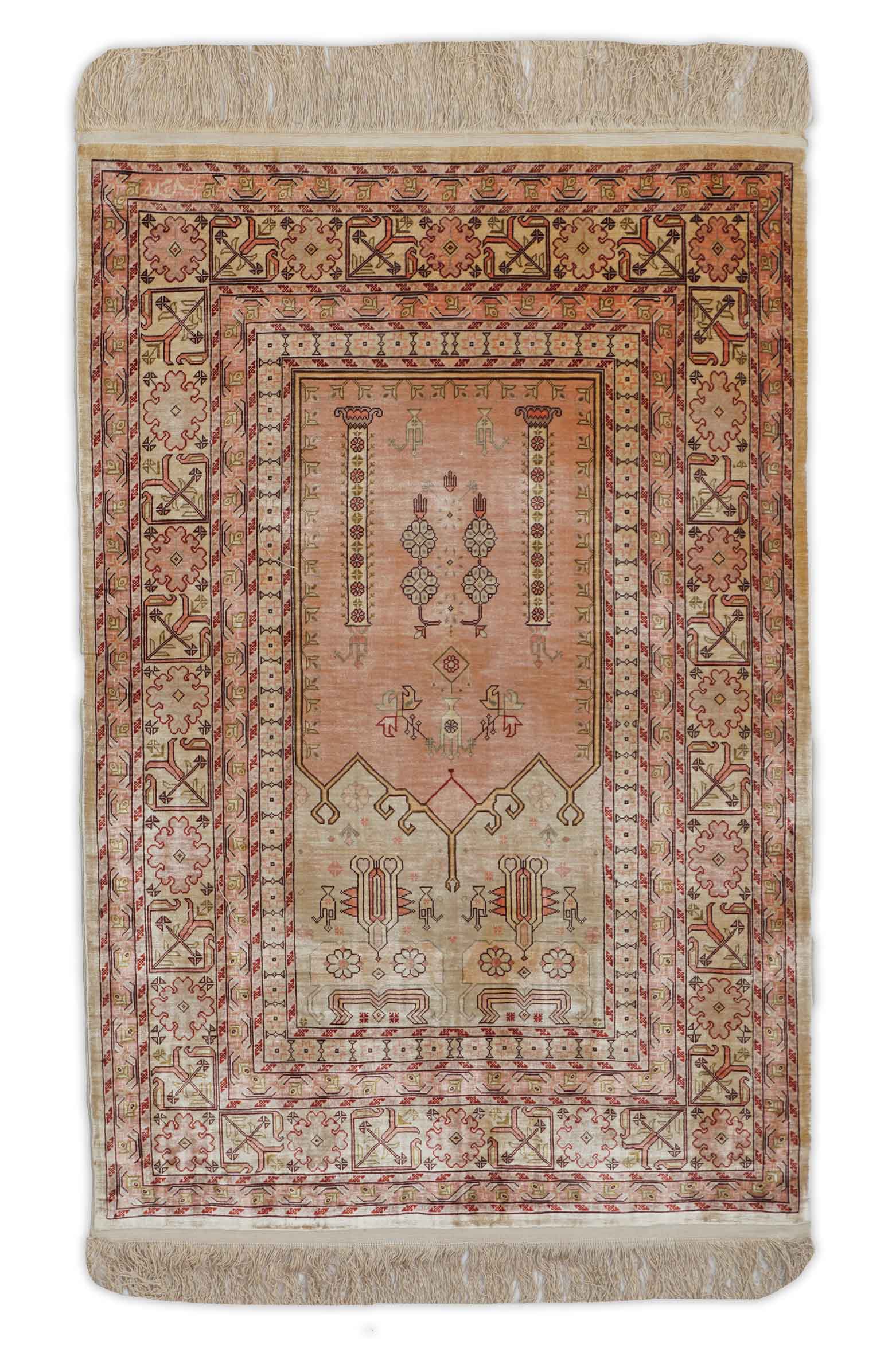 Hereke aus reiner Seide | 96 cm x 64 cm | Nr. Z-337