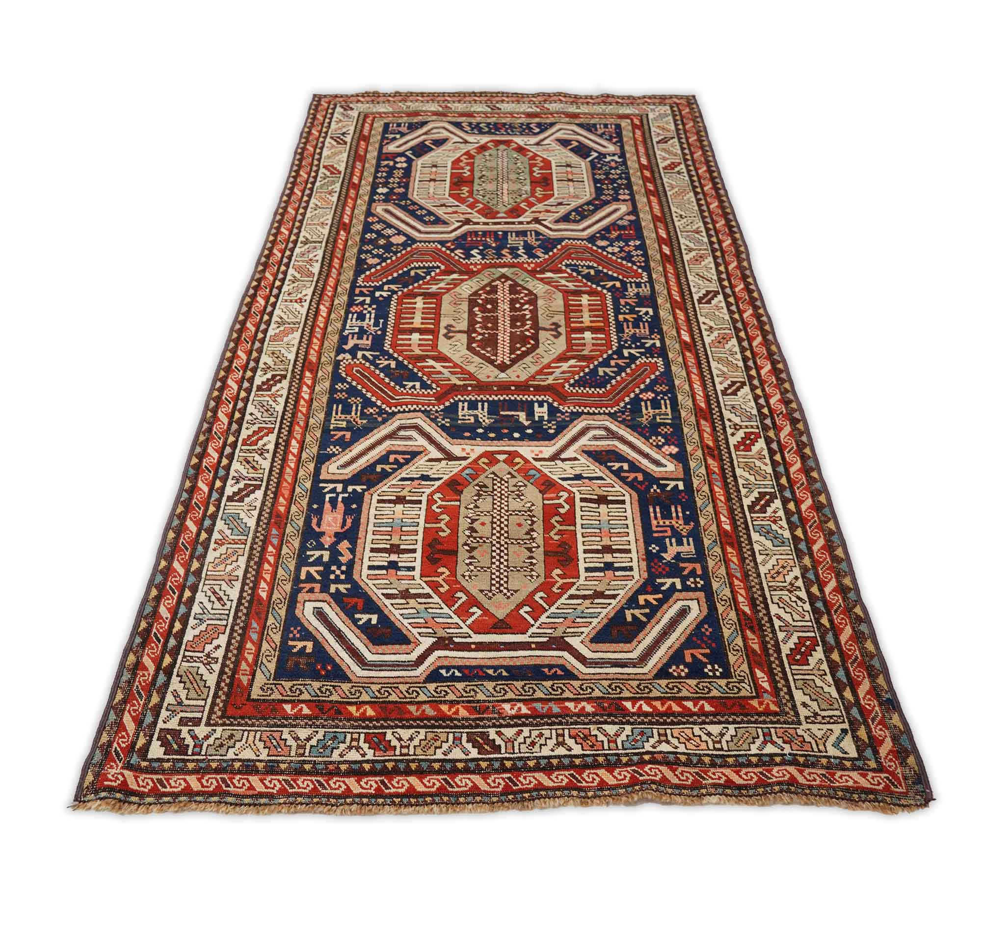Antiker Kazak | 245 cm x 116 cm | Nr. Z-350