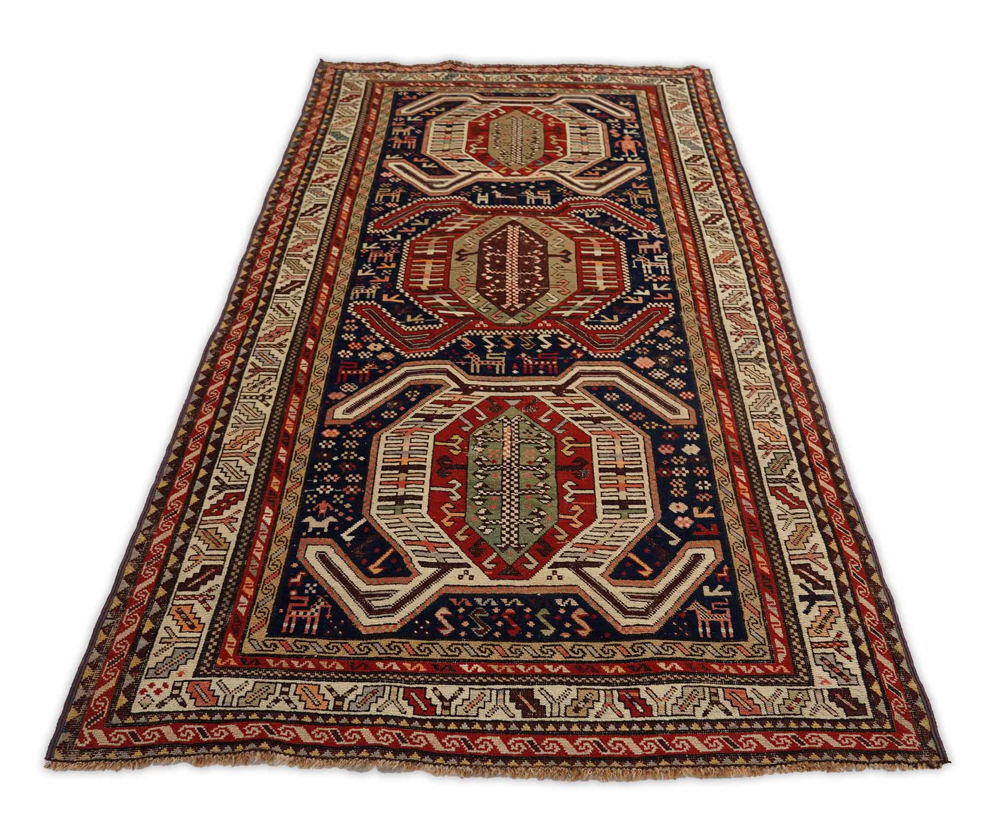 Antiker Kazak | 245 cm x 116 cm | Nr. Z-350